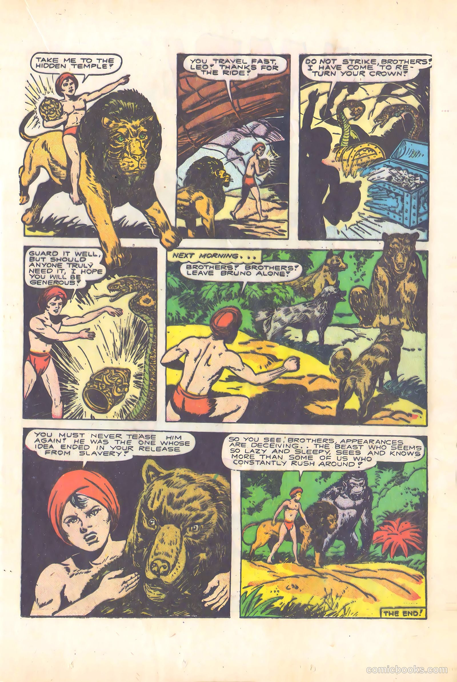 Wambi, Jungle Boy #4 (1948) — page 23 of 57