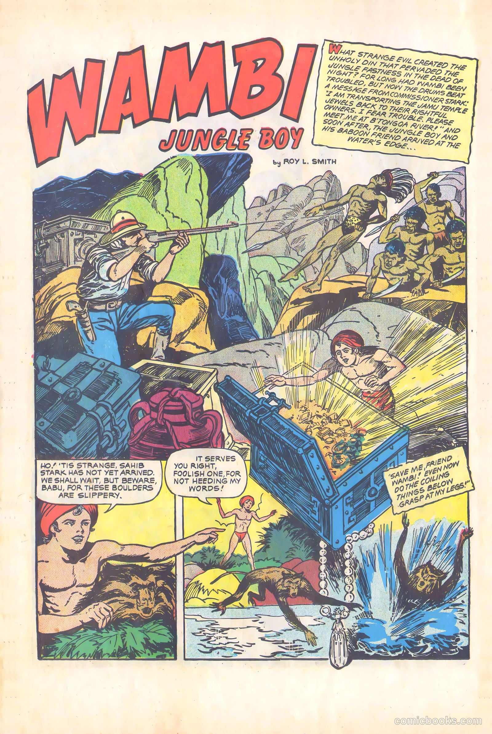 Wambi, Jungle Boy #4 (1948) — page 25 of 57