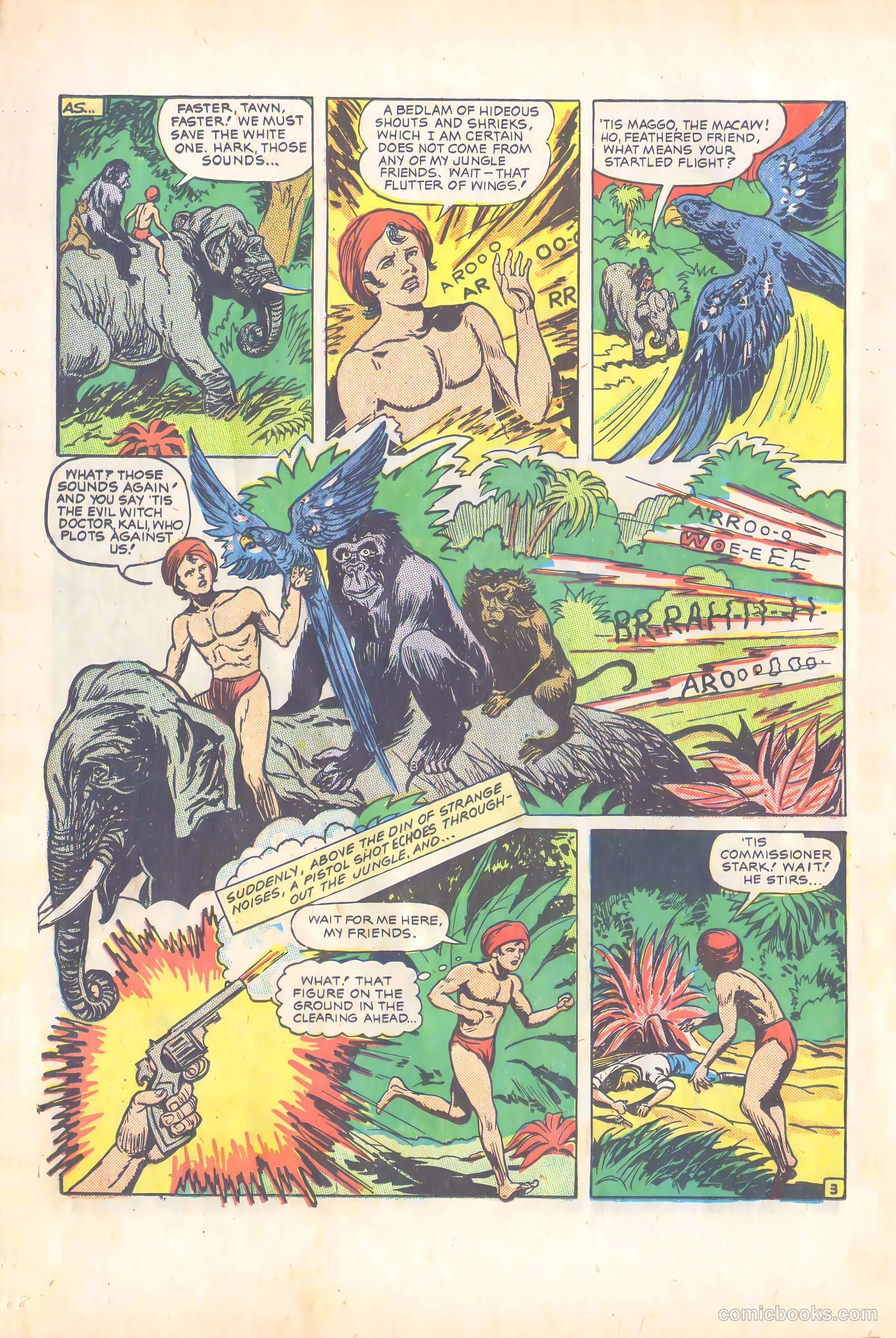Wambi, Jungle Boy #4 (1948) — page 27 of 57