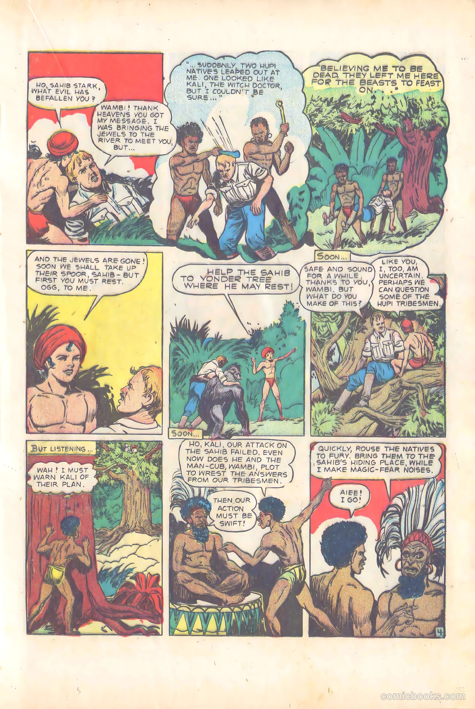 Wambi, Jungle Boy #4 (1948) — page 28 of 57