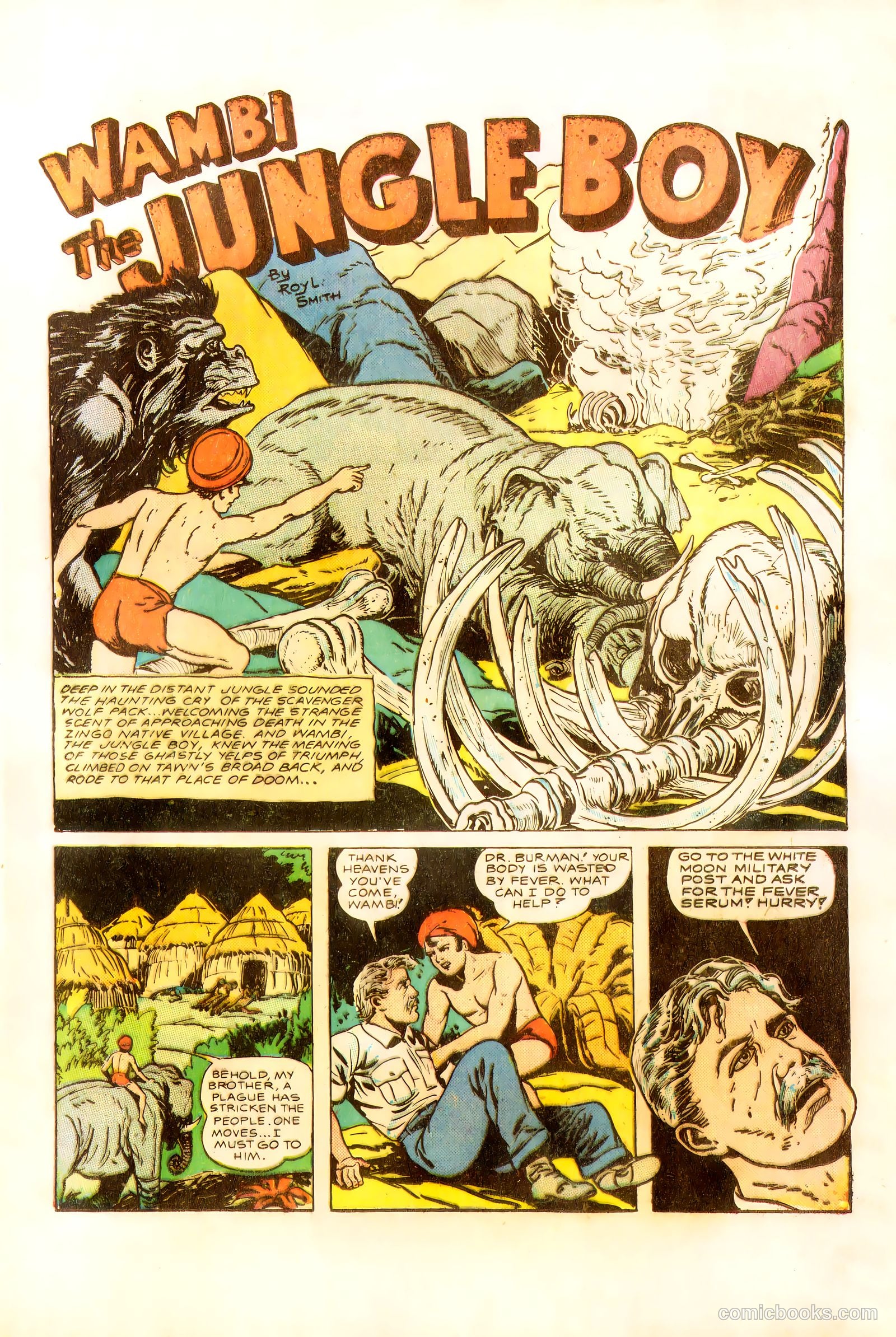 Wambi, Jungle Boy #4 (1948) — page 36 of 57