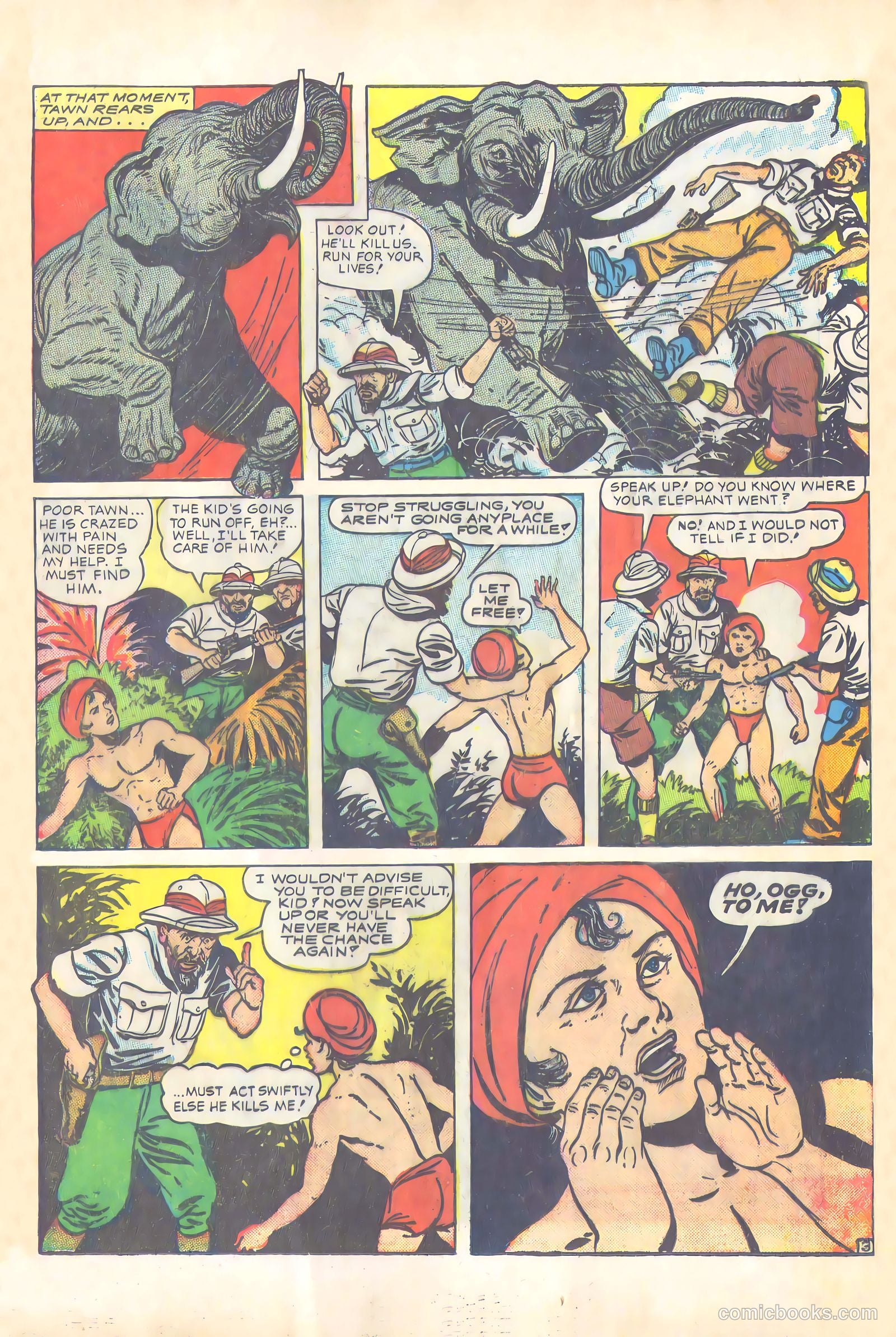 Wambi, Jungle Boy #4 (1948) — page 39 of 57
