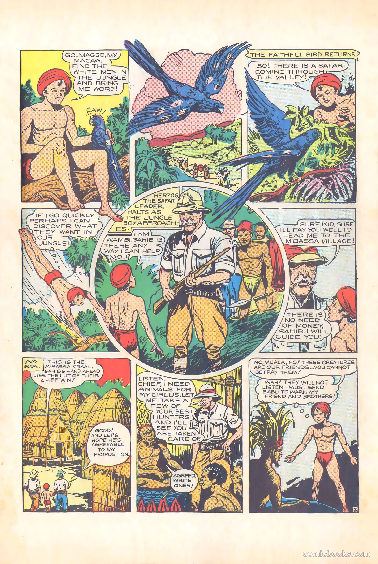 Wambi, Jungle Boy #4 (1948) — page 48 of 57