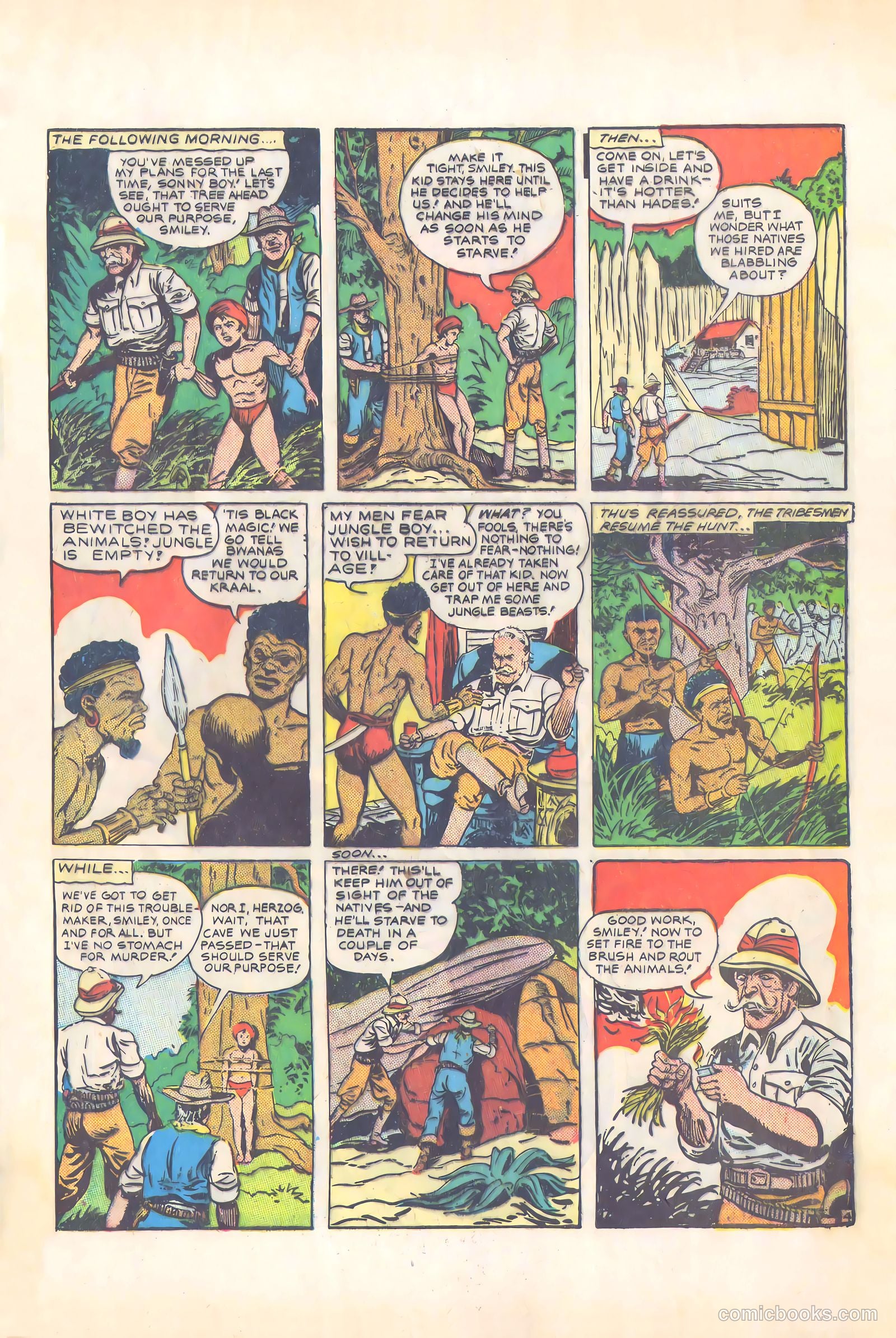 Wambi, Jungle Boy #4 (1948) — page 50 of 57