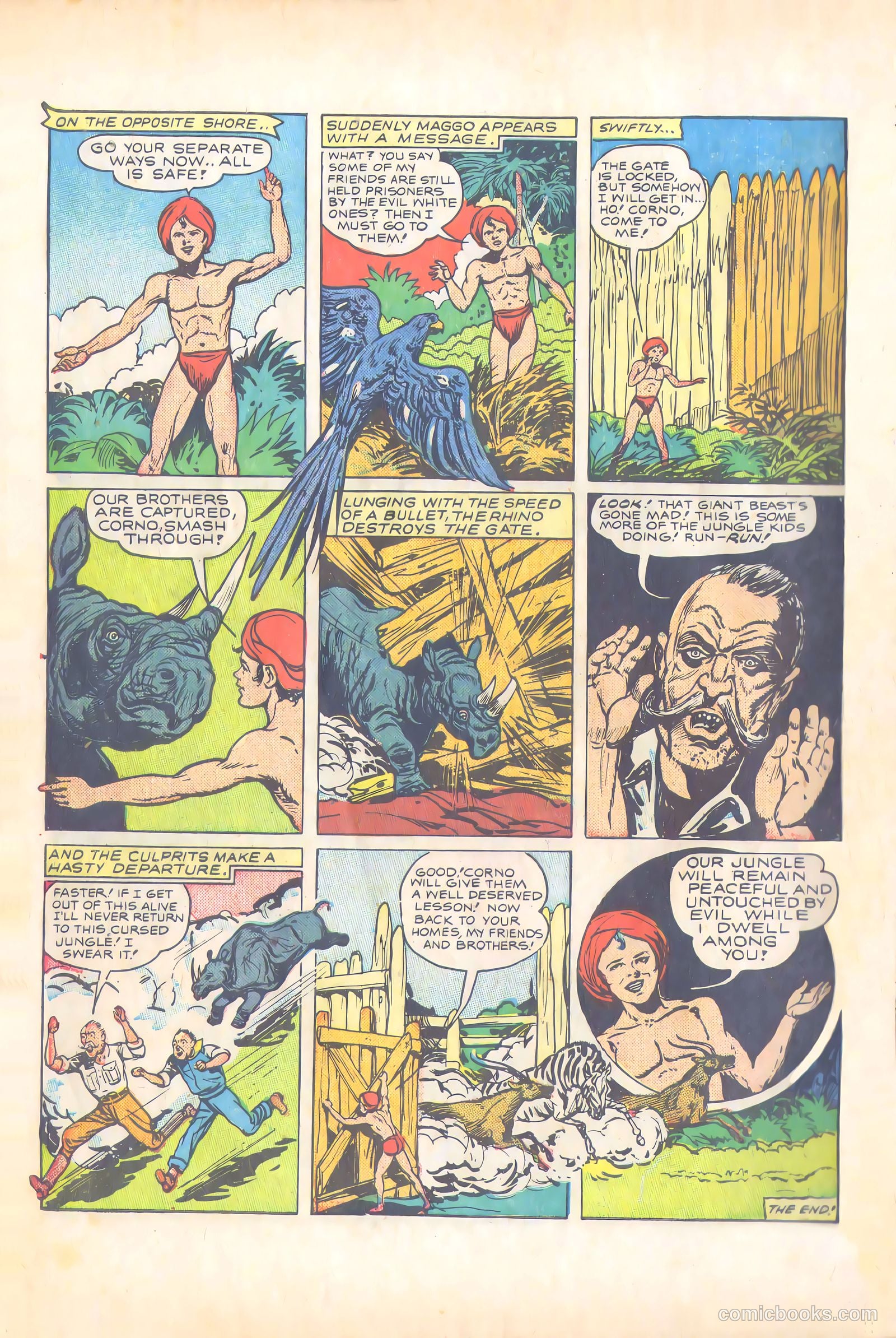 Wambi, Jungle Boy #4 (1948) — page 55 of 57