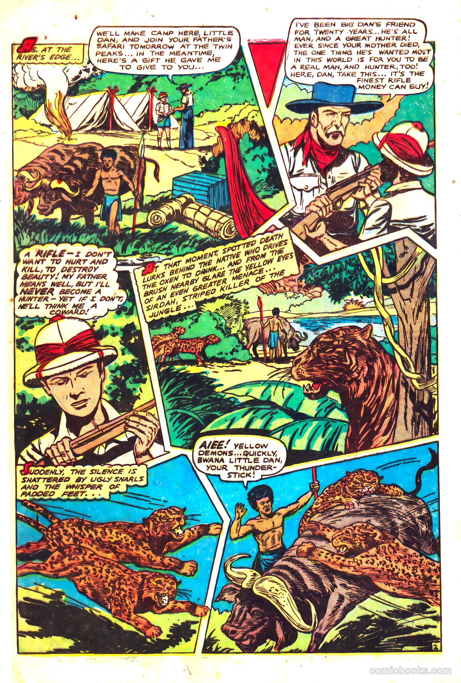 Wambi, Jungle Boy #5 (1949) — page 4 of 36