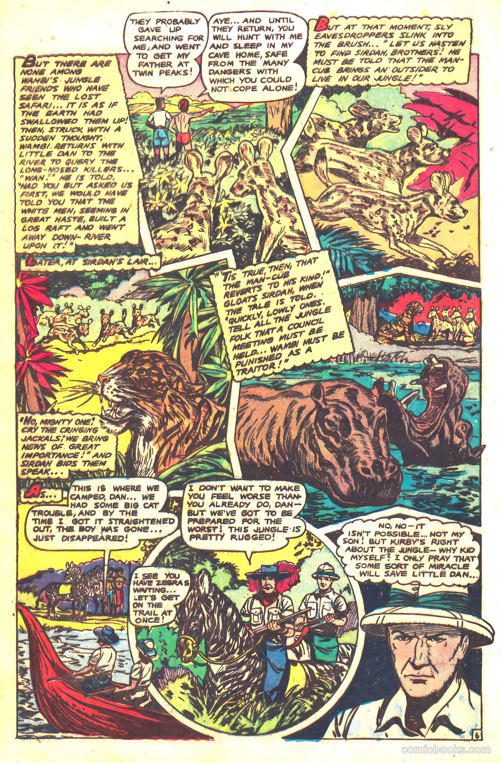 Wambi, Jungle Boy #5 (1949) — page 8 of 36
