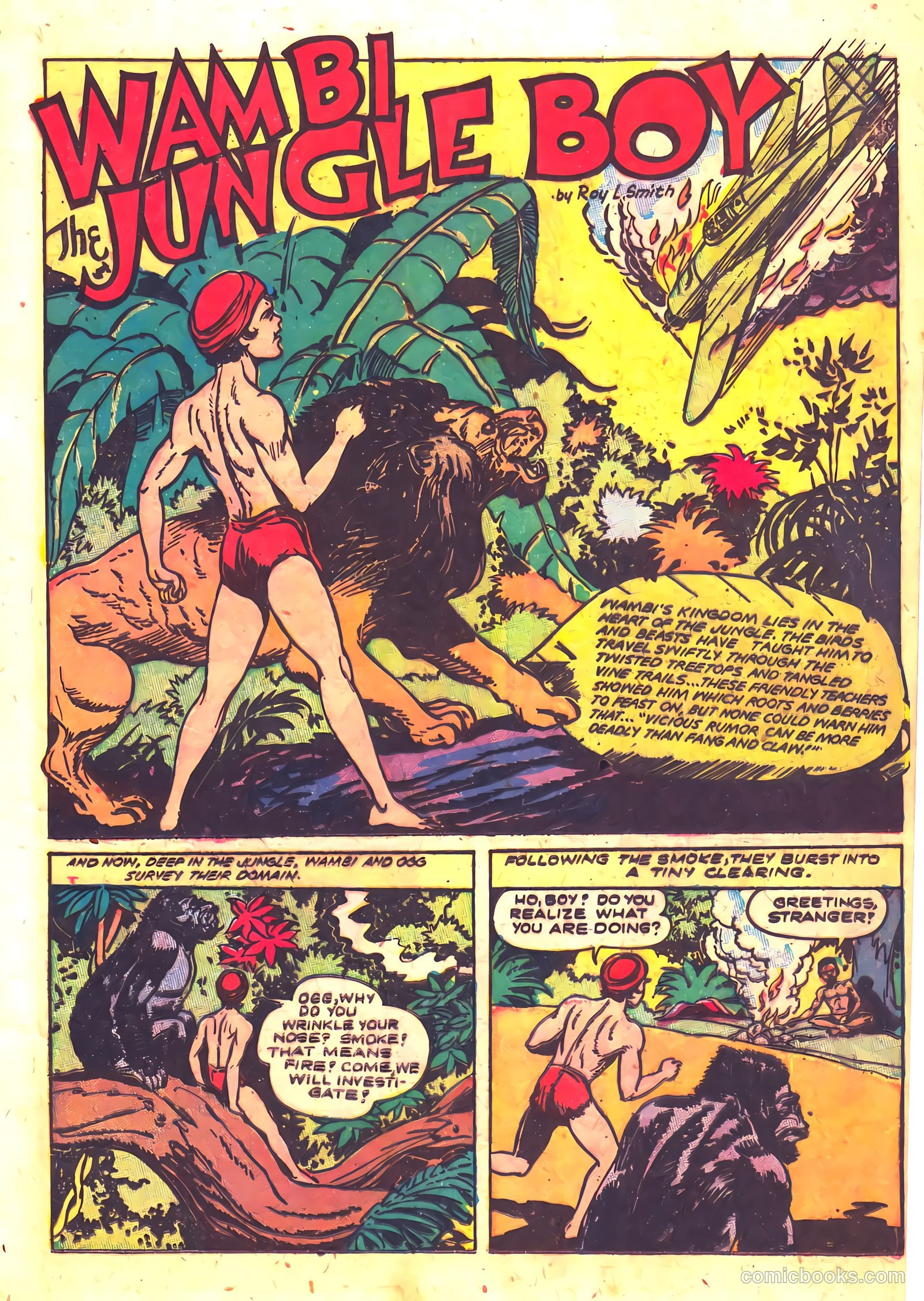 Wambi, Jungle Boy #5 (1949) — page 13 of 36