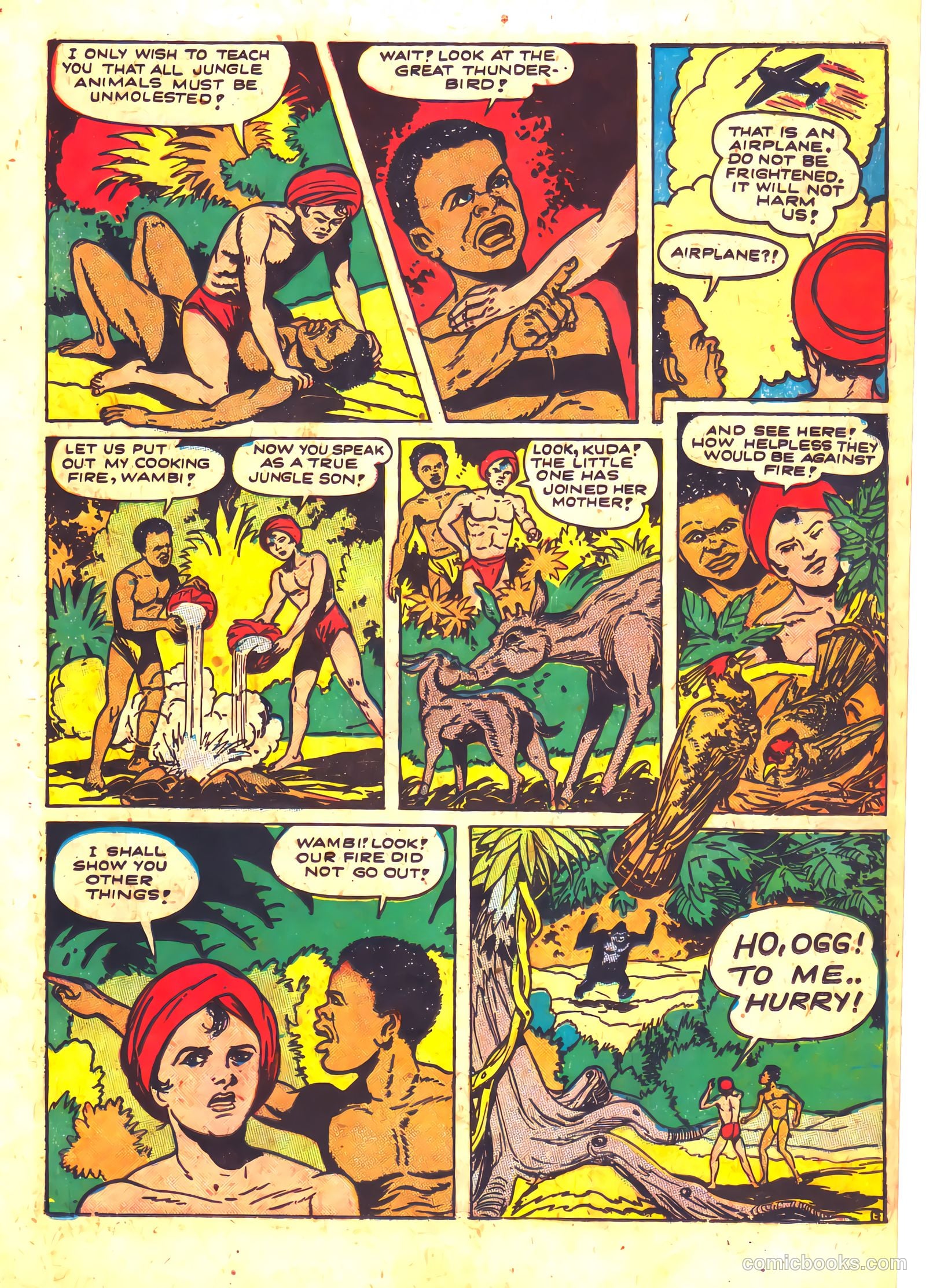 Wambi, Jungle Boy #5 (1949) — page 15 of 36
