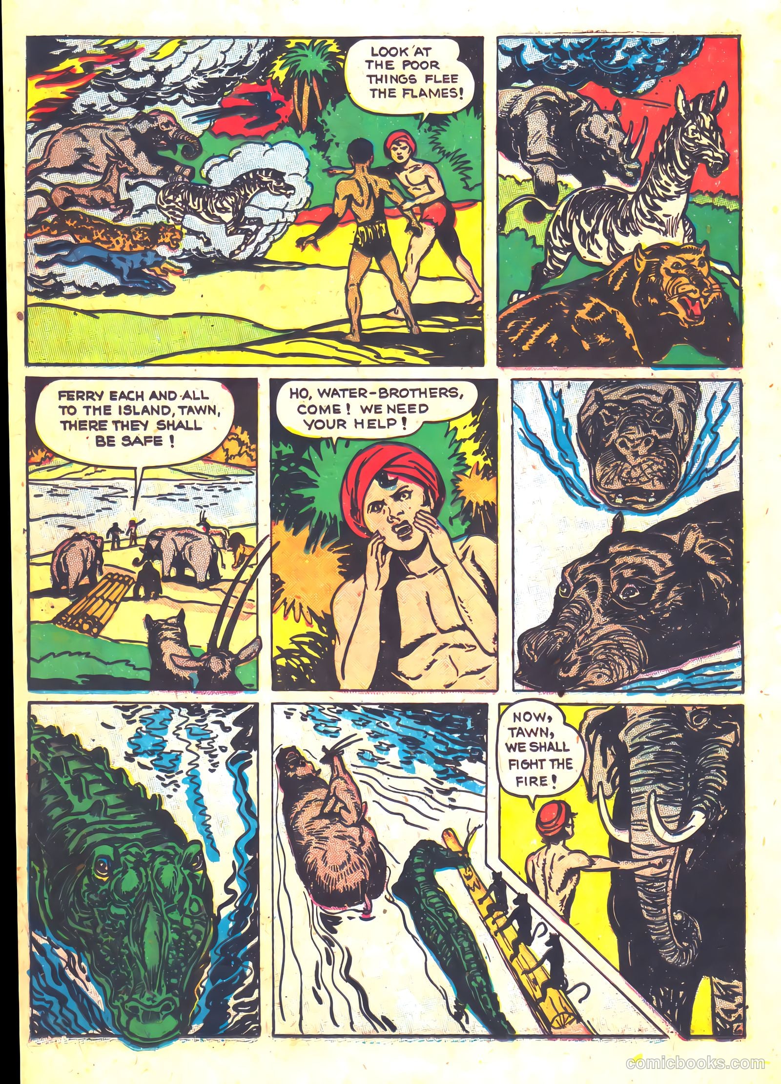 Wambi, Jungle Boy #5 (1949) — page 18 of 36