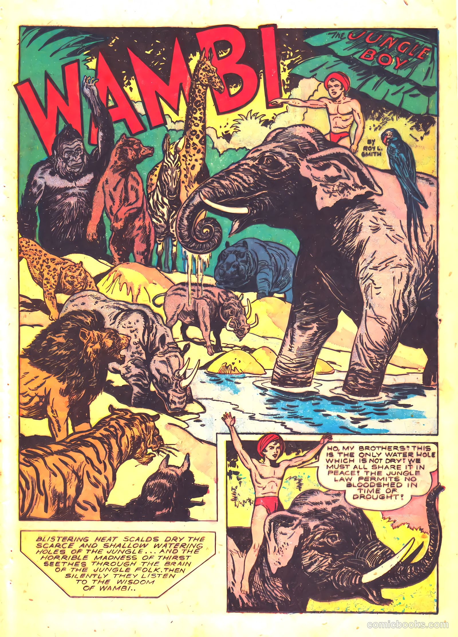 Wambi, Jungle Boy #5 (1949) — page 25 of 36