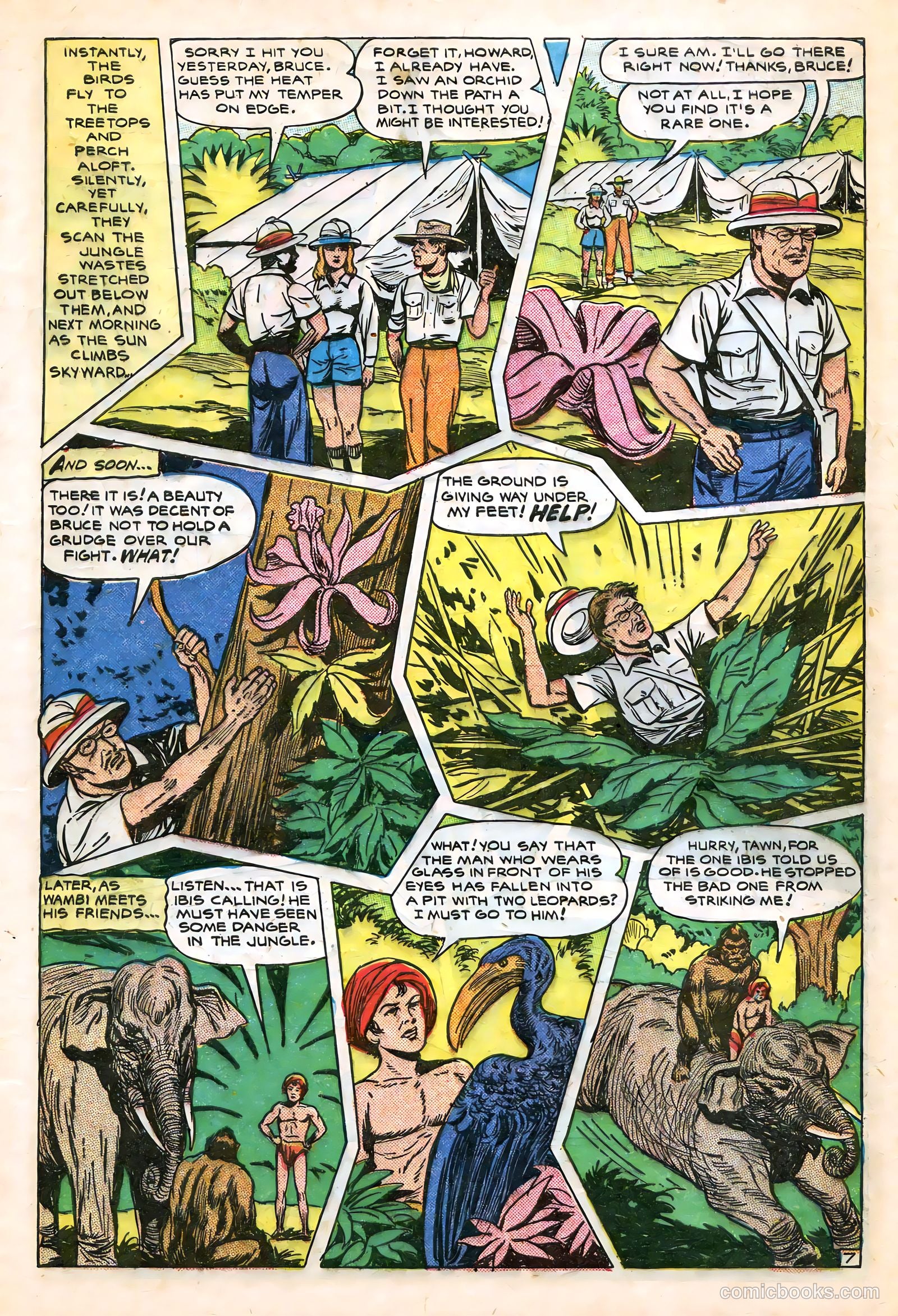 Wambi, Jungle Boy #7 (1950) — page 9 of 52