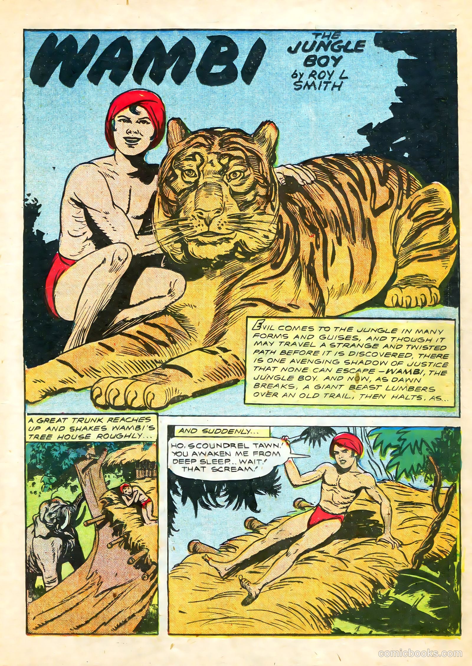 Wambi, Jungle Boy #7 (1950) — page 17 of 52