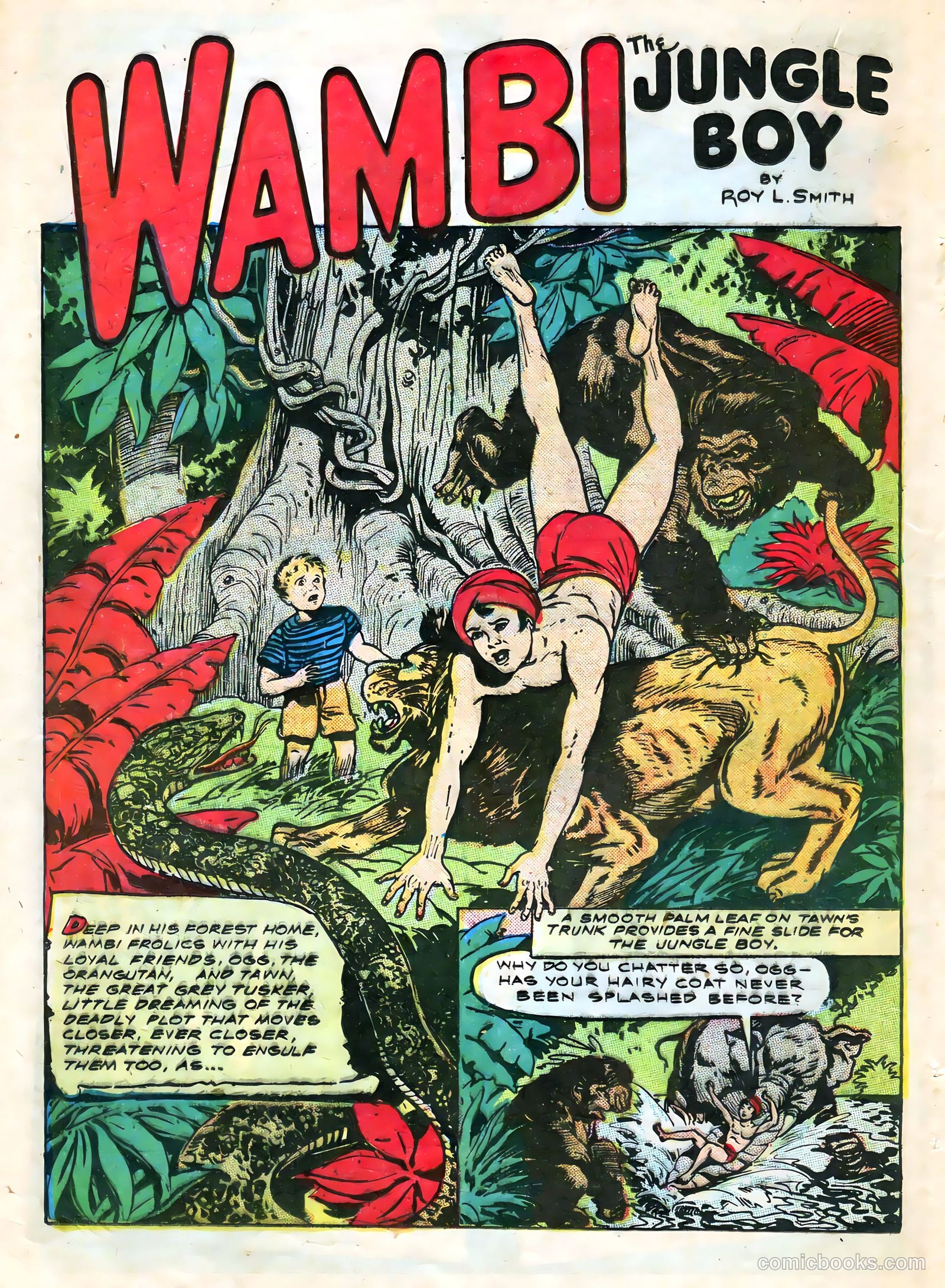 Wambi, Jungle Boy #7 (1950) — page 30 of 52