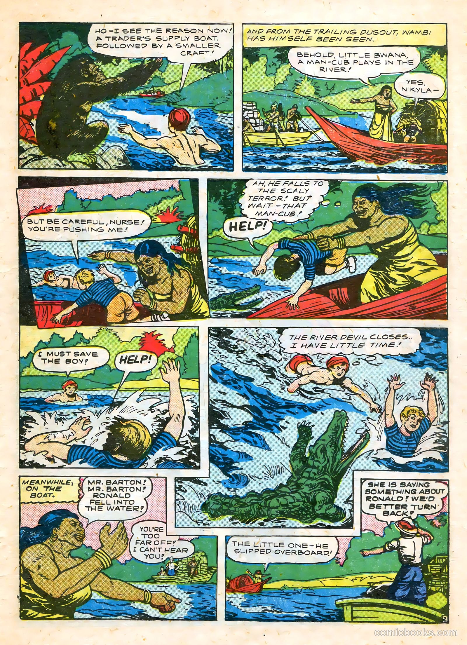 Wambi, Jungle Boy #7 (1950) — page 31 of 52