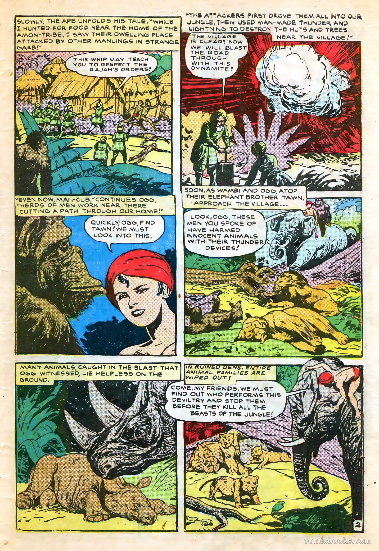 Wambi, Jungle Boy #7 (1950) — page 41 of 52