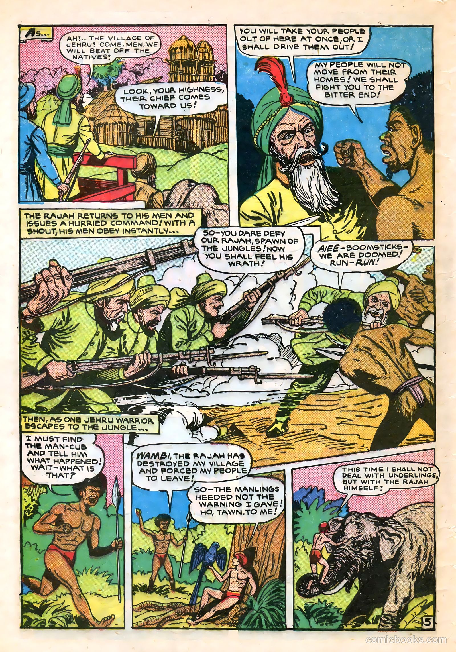Wambi, Jungle Boy #7 (1950) — page 44 of 52