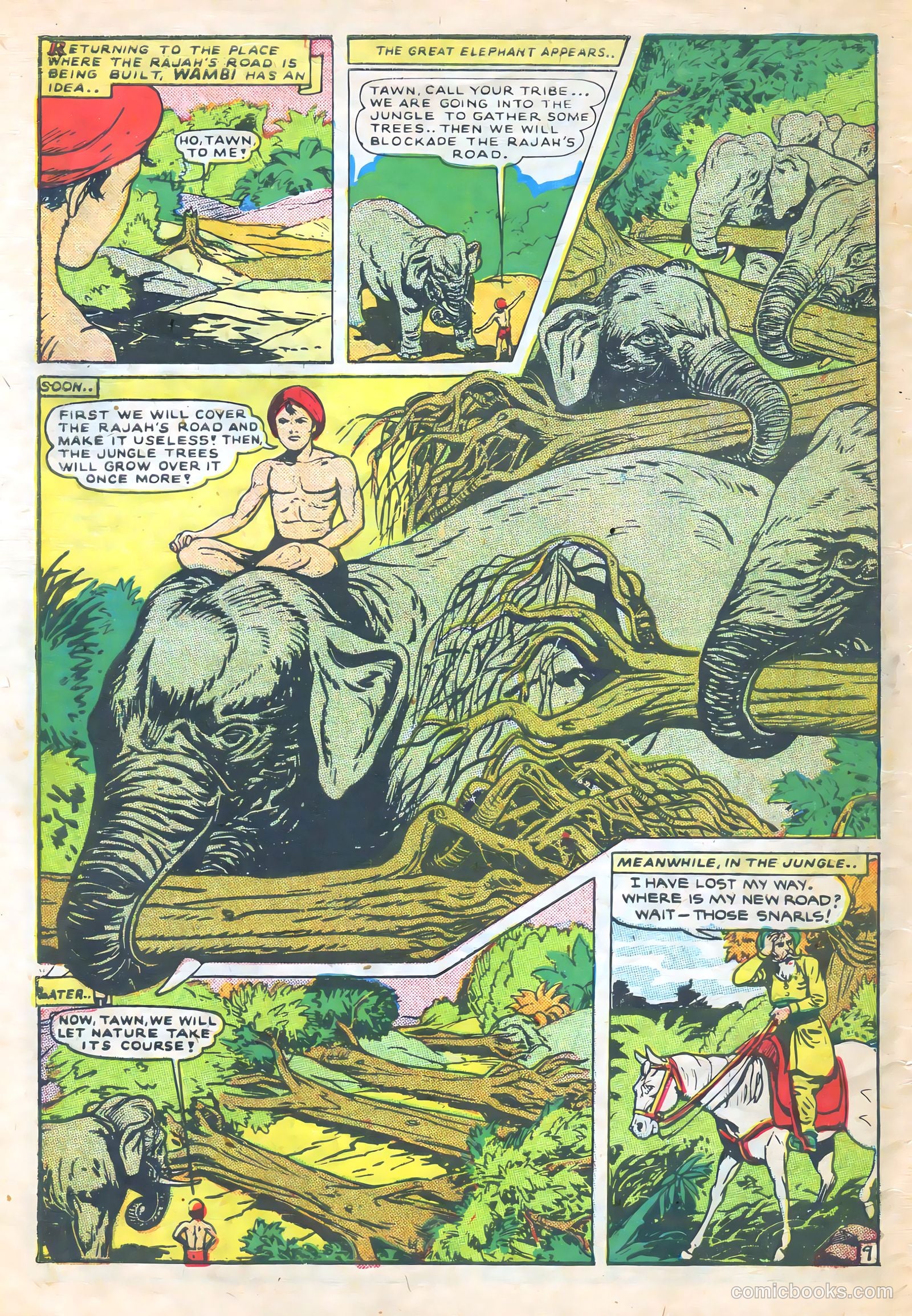 Wambi, Jungle Boy #7 (1950) — page 48 of 52