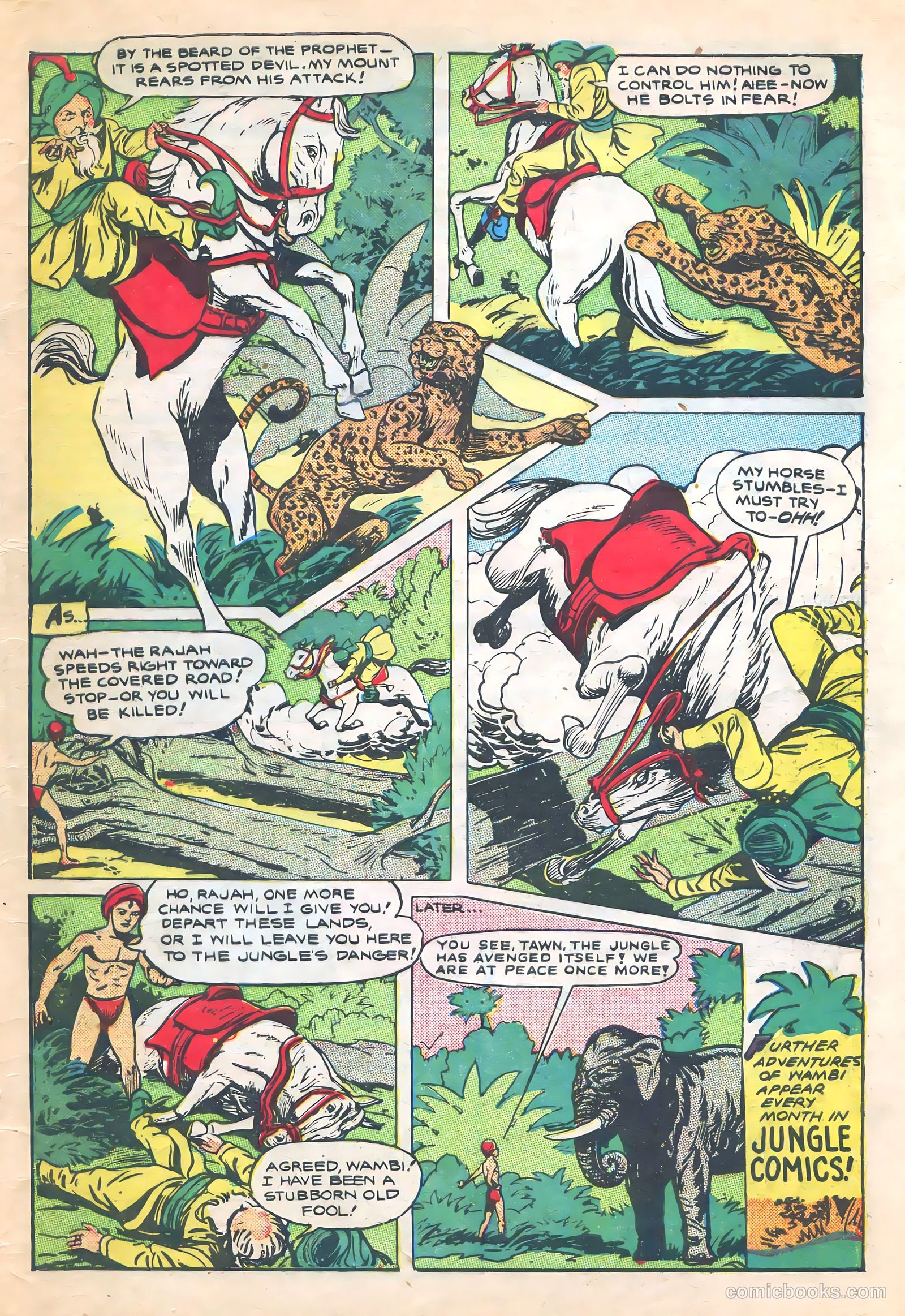 Wambi, Jungle Boy #7 (1950) — page 49 of 52
