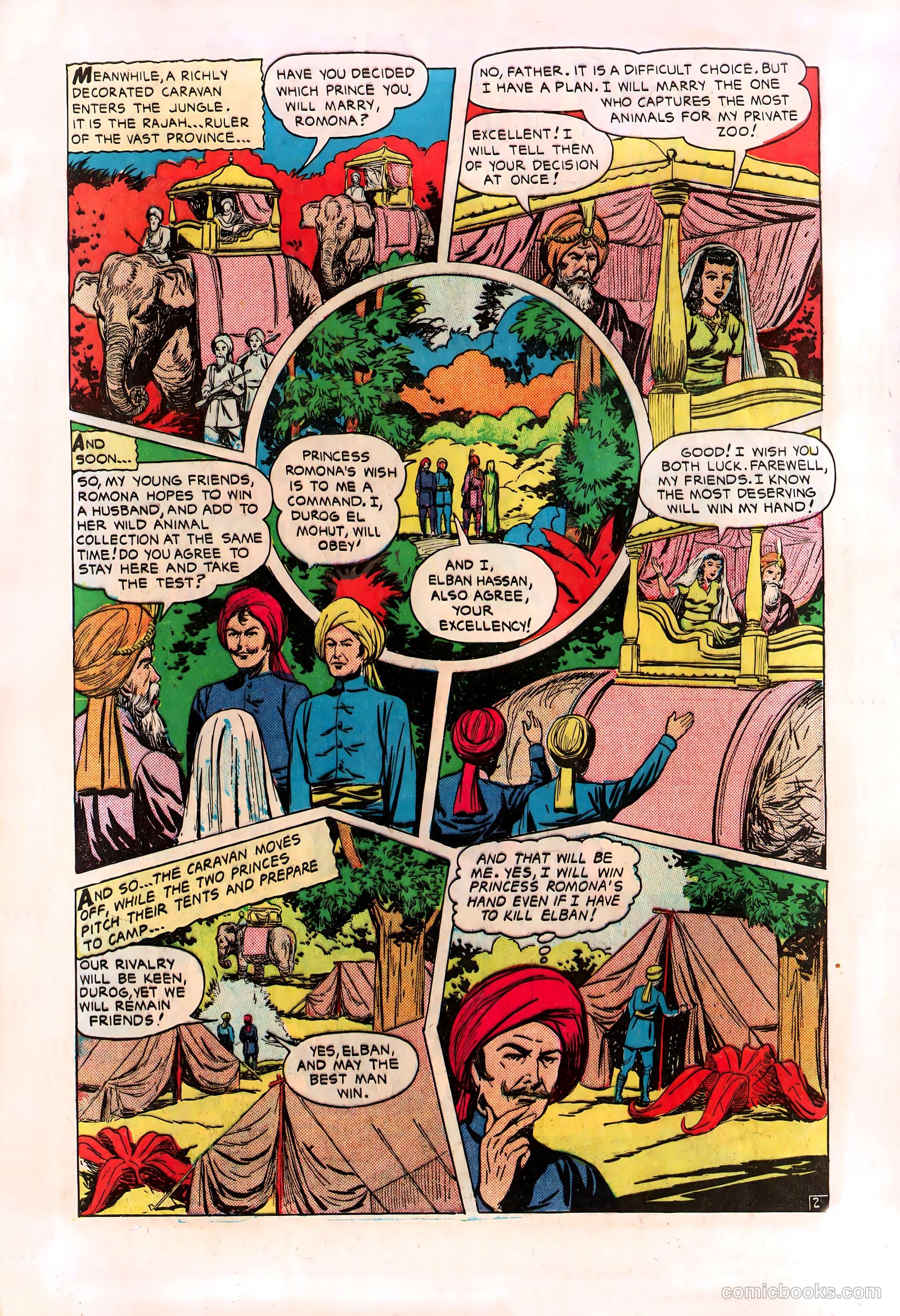Wambi, Jungle Boy #8 (1950) — page 4 of 36