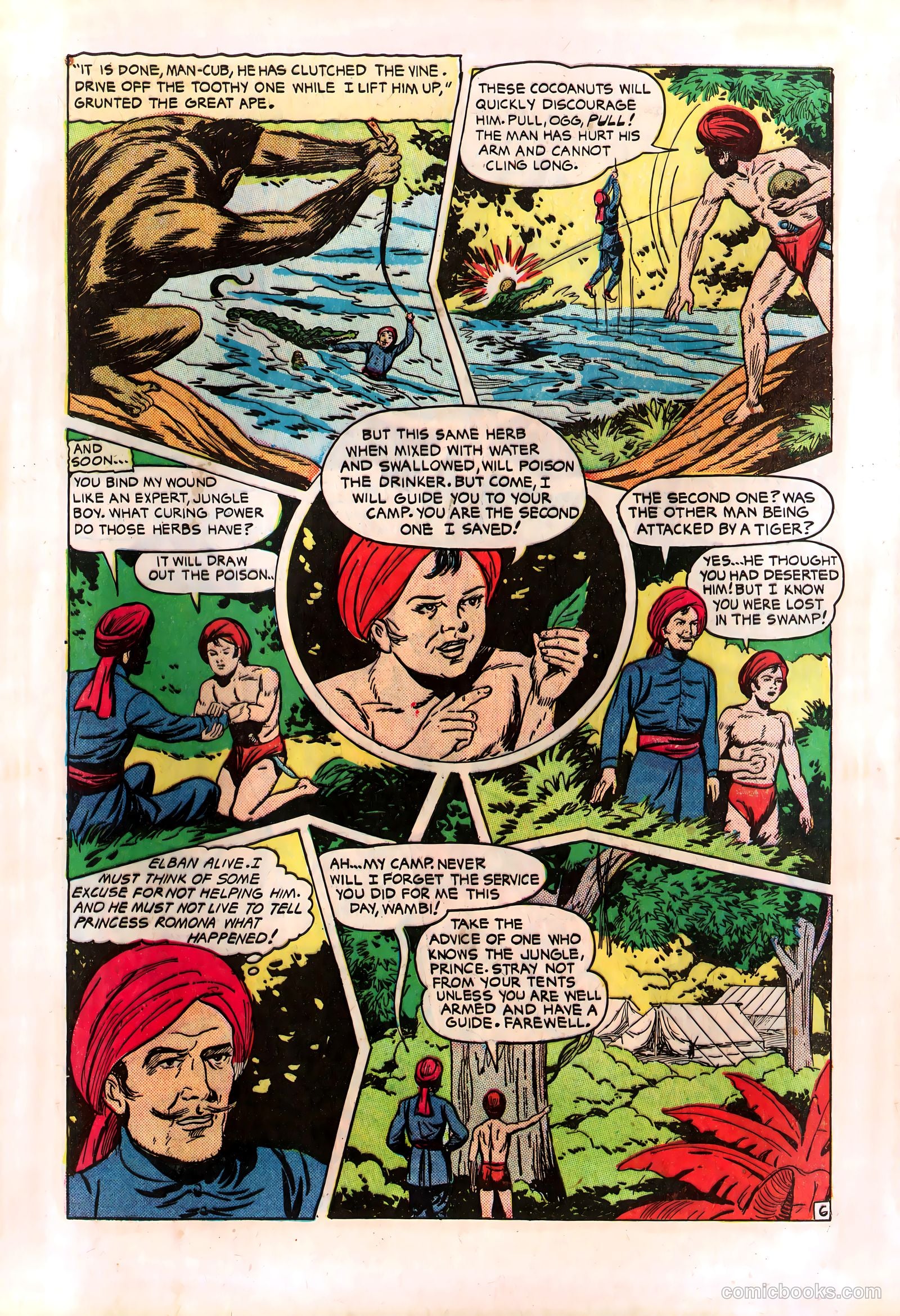 Wambi, Jungle Boy #8 (1950) — page 8 of 36