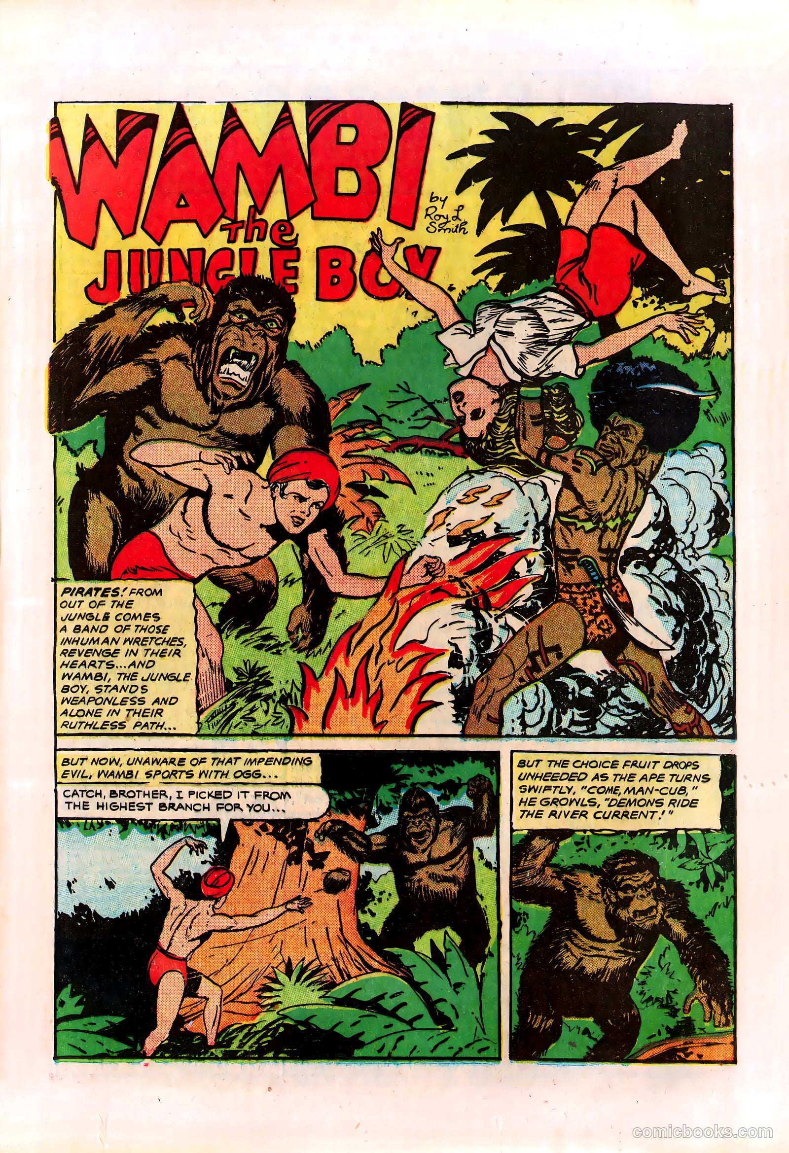 Wambi, Jungle Boy #8 (1950) — page 16 of 36