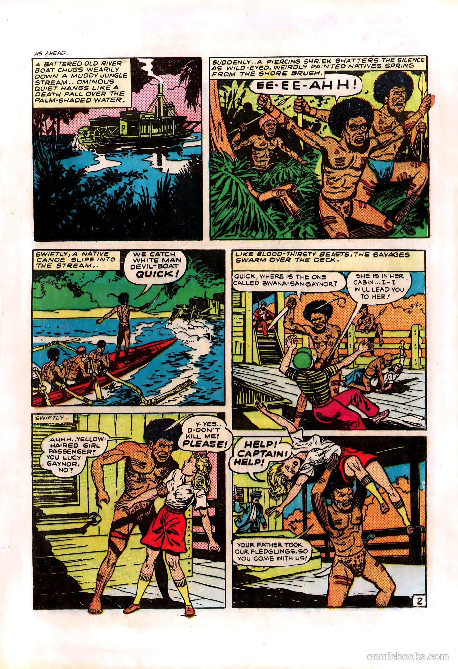 Wambi, Jungle Boy #8 (1950) — page 17 of 36