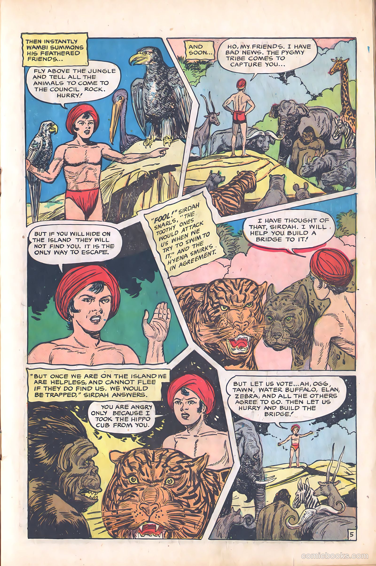 Wambi, Jungle Boy #9 — page 7 of 36