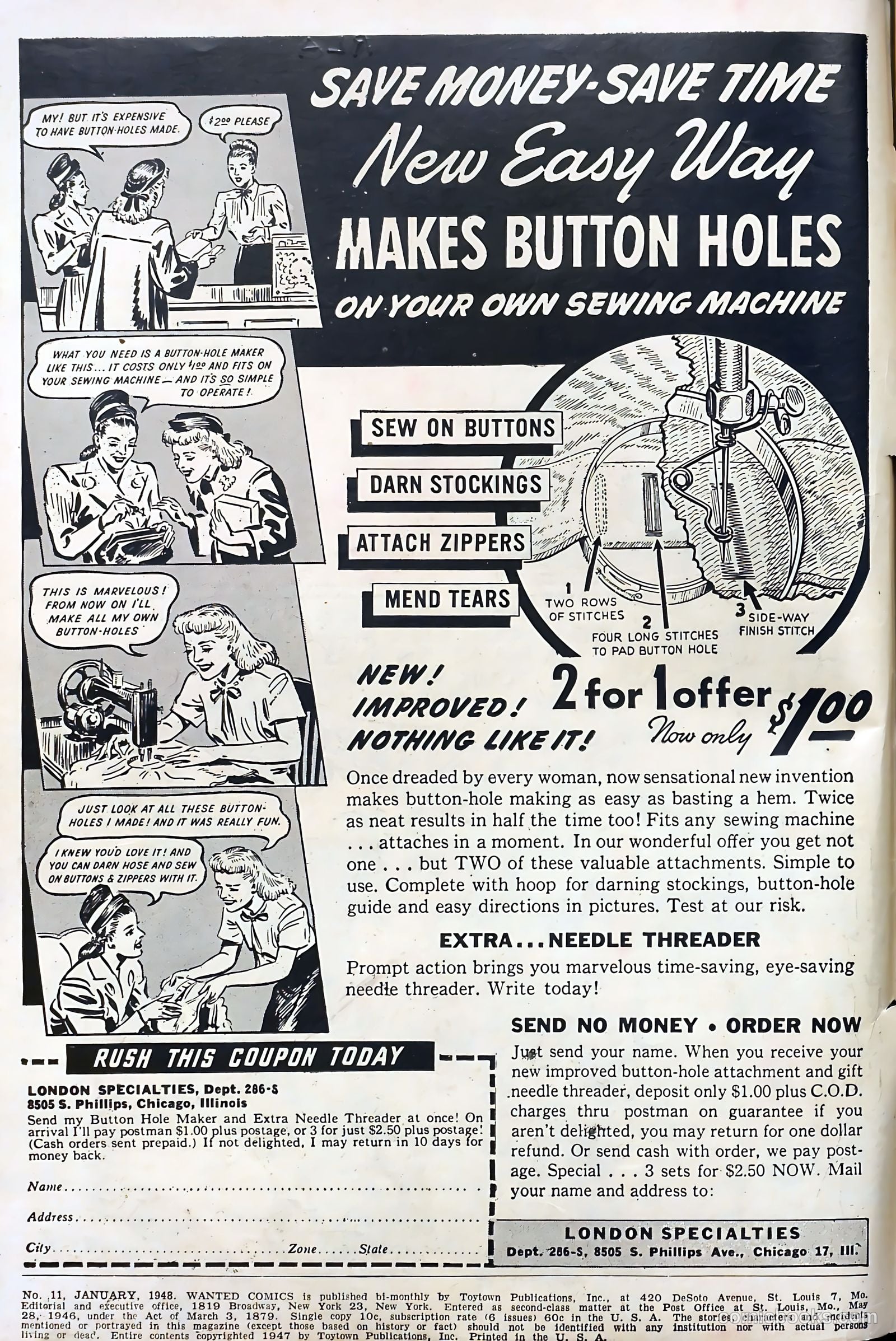 Wanted Comics #11 (1948) — page 2 of 52