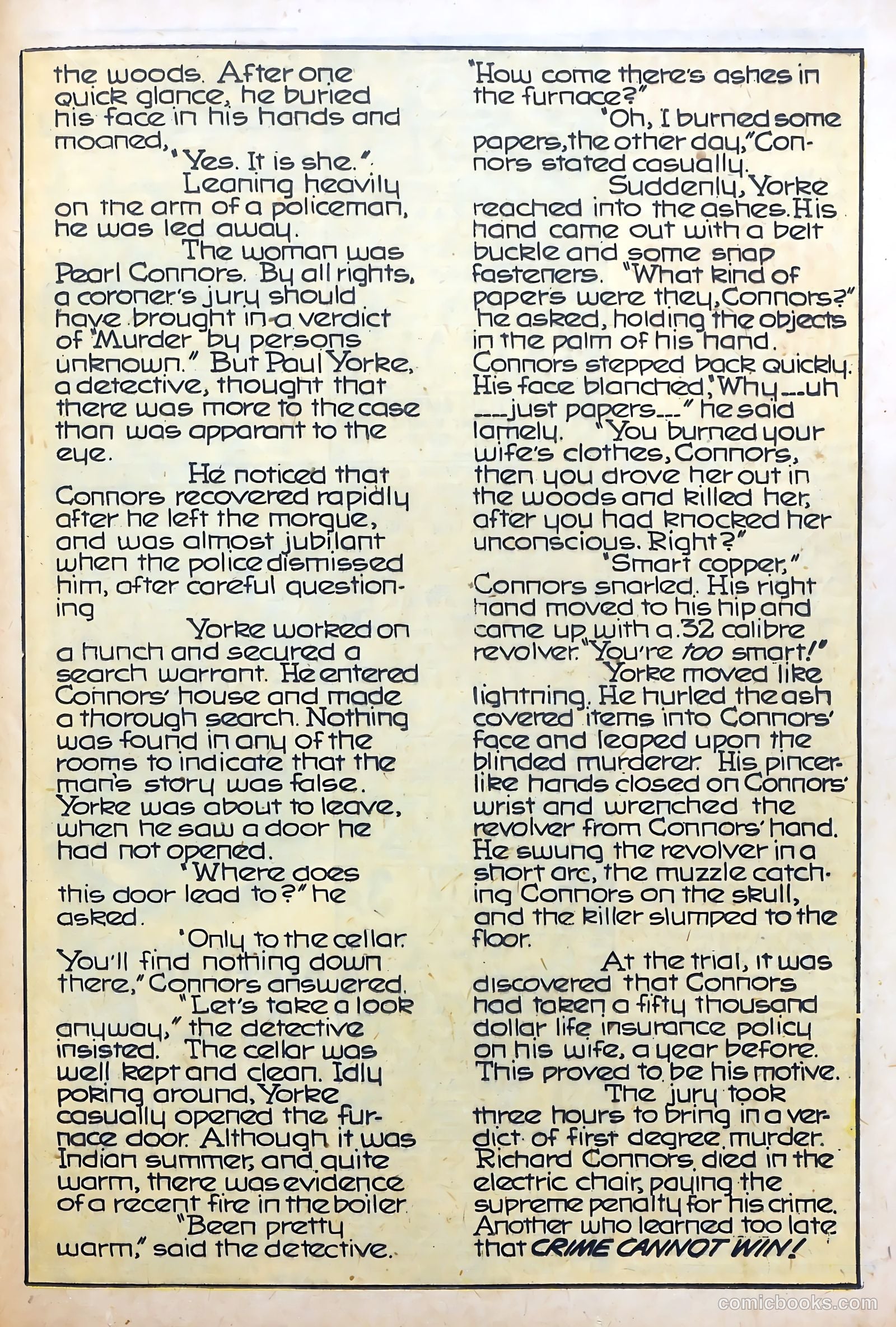 Wanted Comics #11 (1948) — page 37 of 52