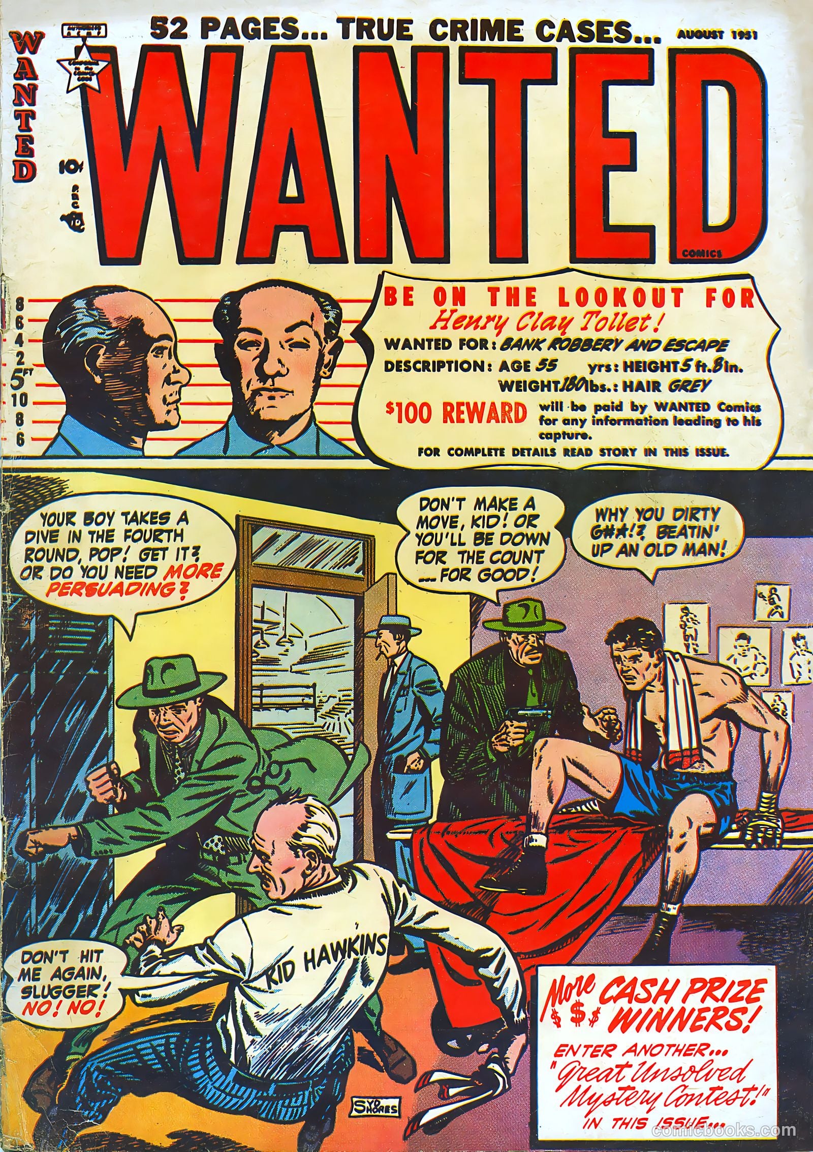 Wanted Comics #40 cover