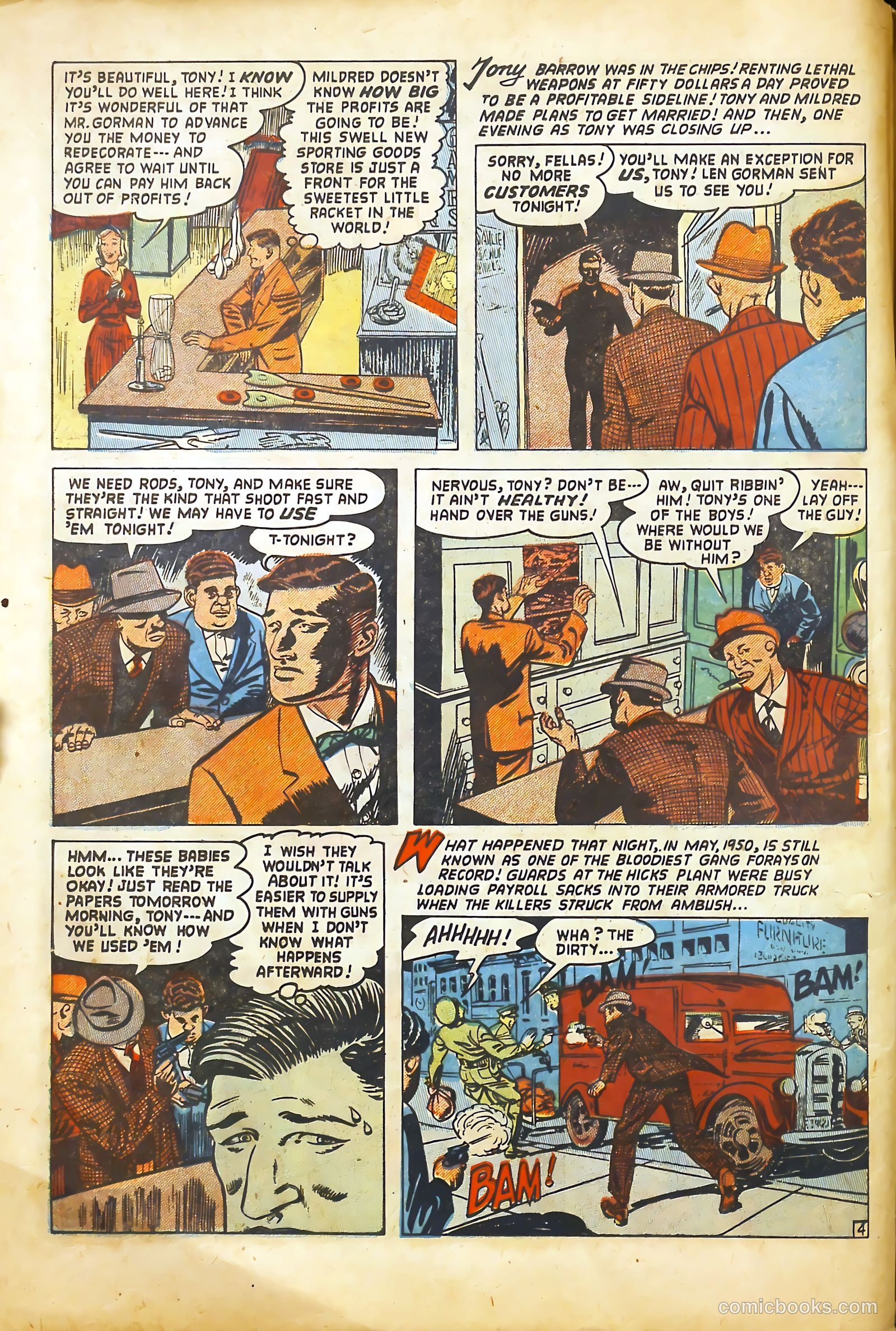 Wanted Comics #53 (1953) — page 6 of 34