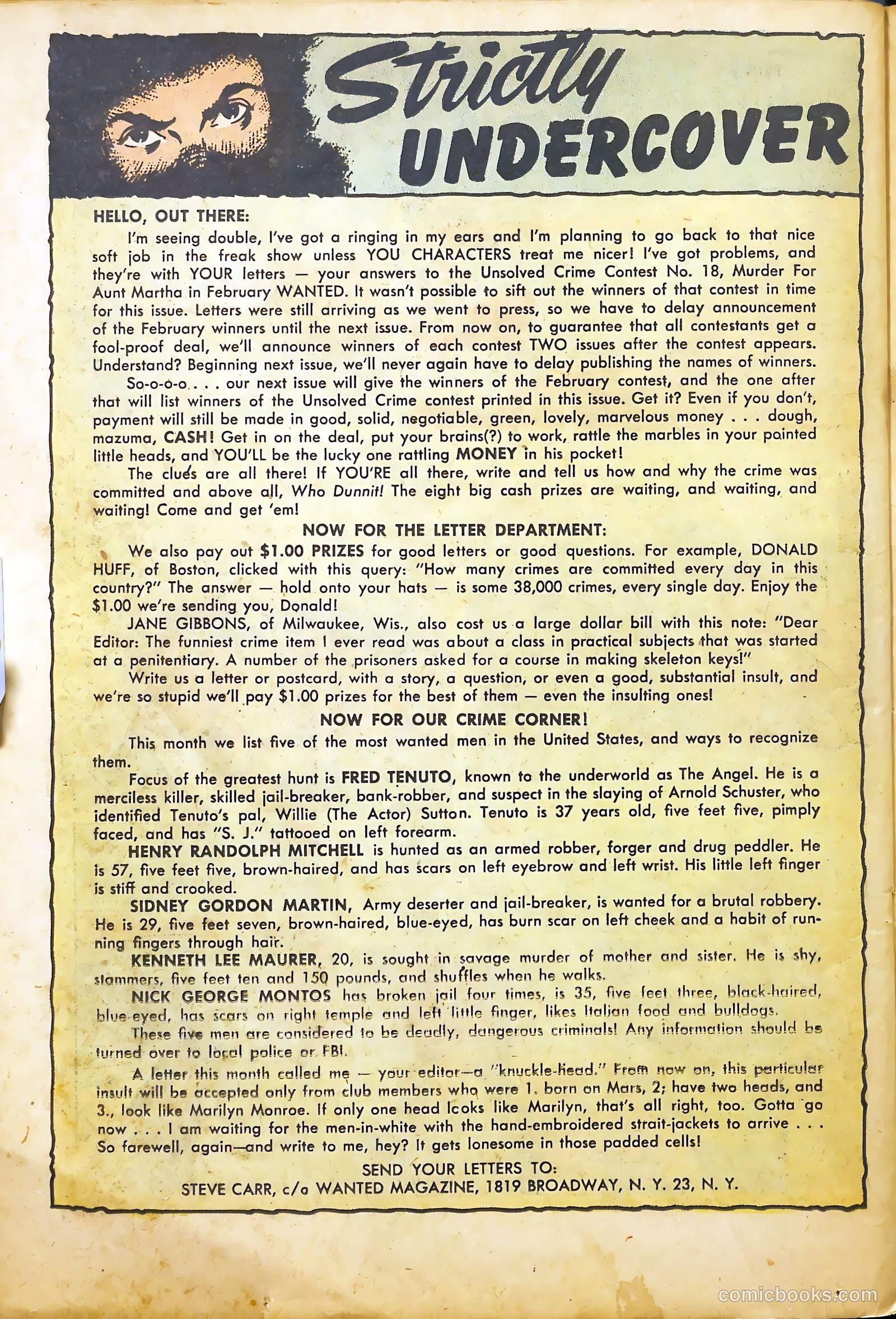 Wanted Comics #53 (1953) — page 22 of 34