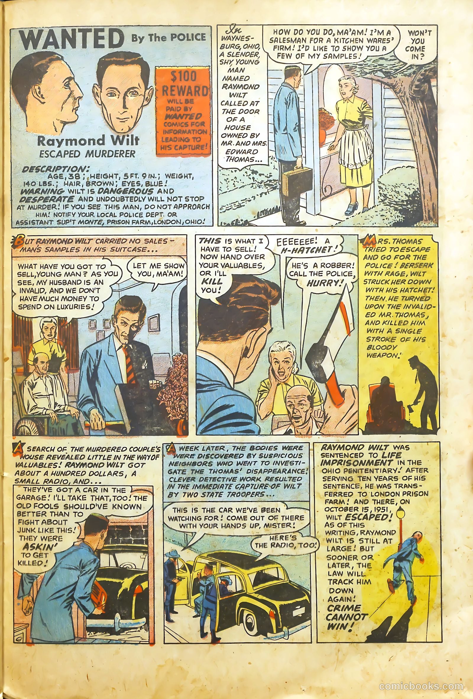 Wanted Comics #53 (1953) — page 25 of 34
