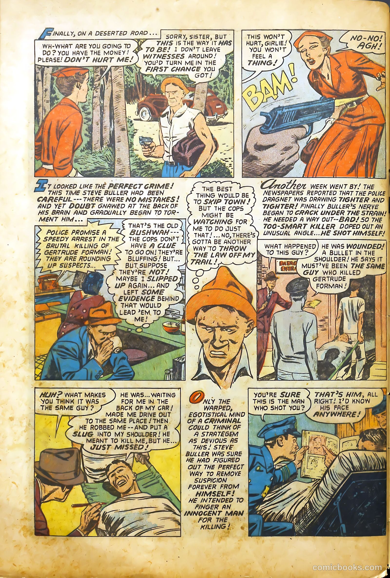 Wanted Comics #53 (1953) — page 32 of 34