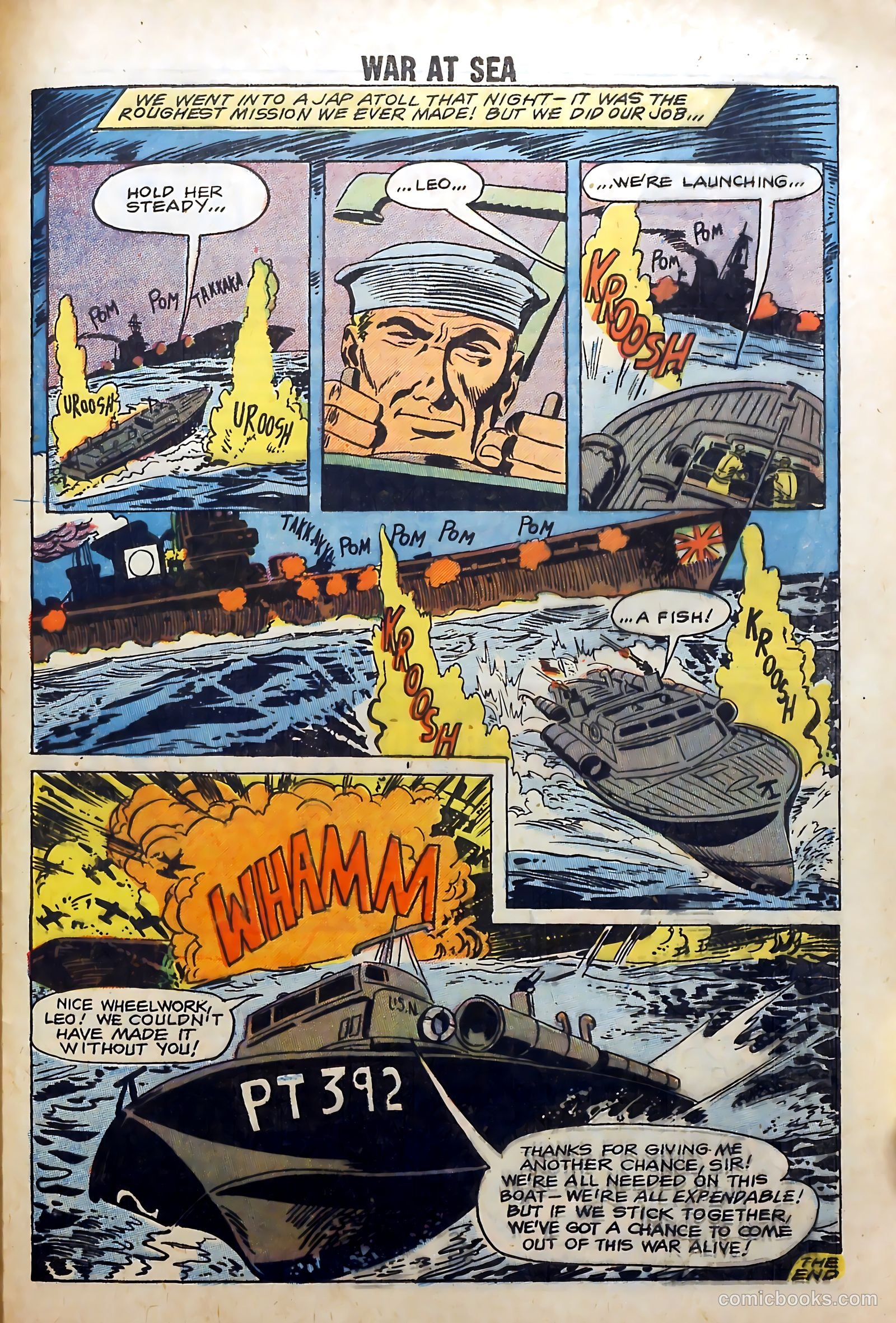 War at Sea #29 (1959) — page 33 of 35