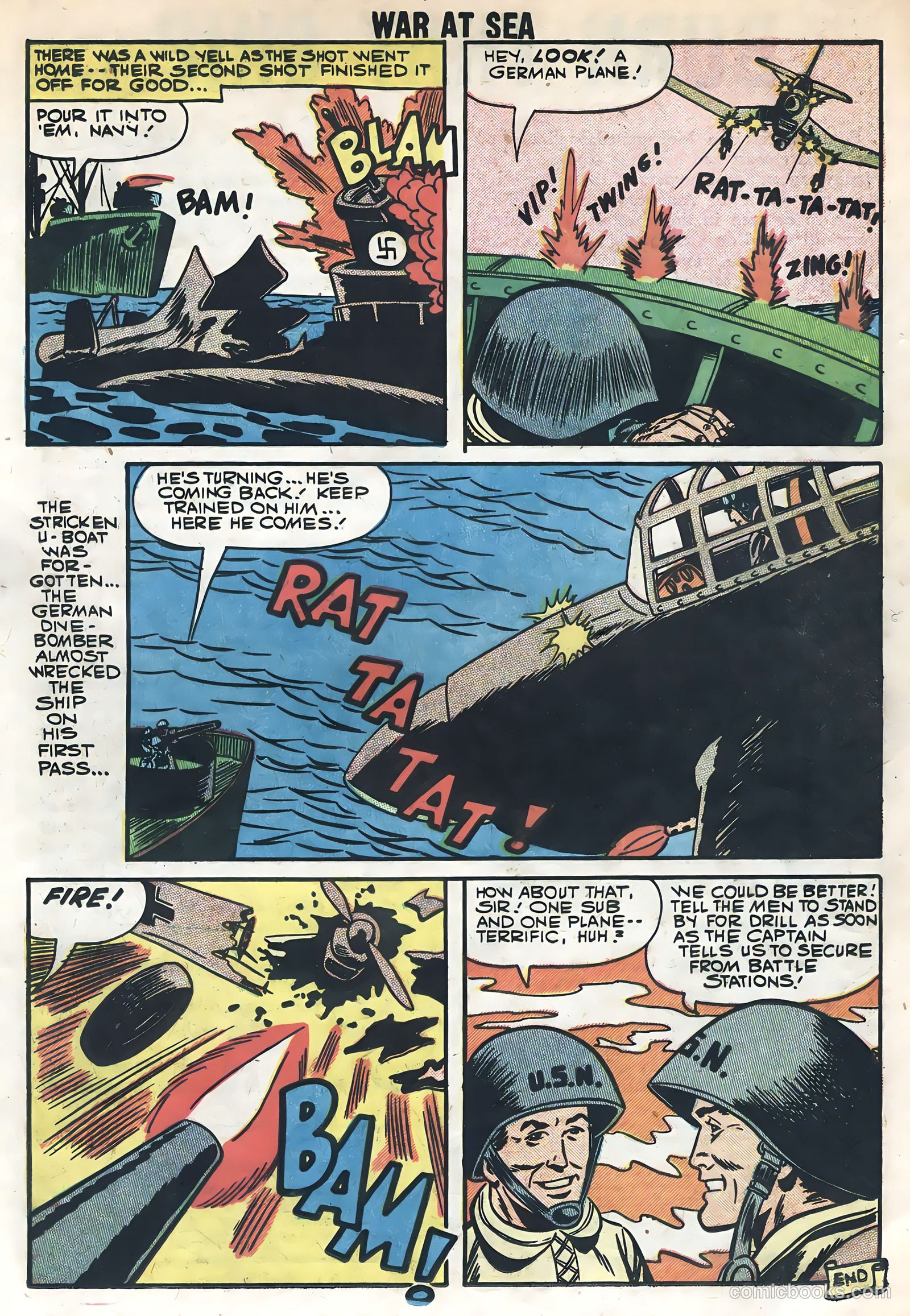 War at Sea #30 (1959) — page 17 of 35