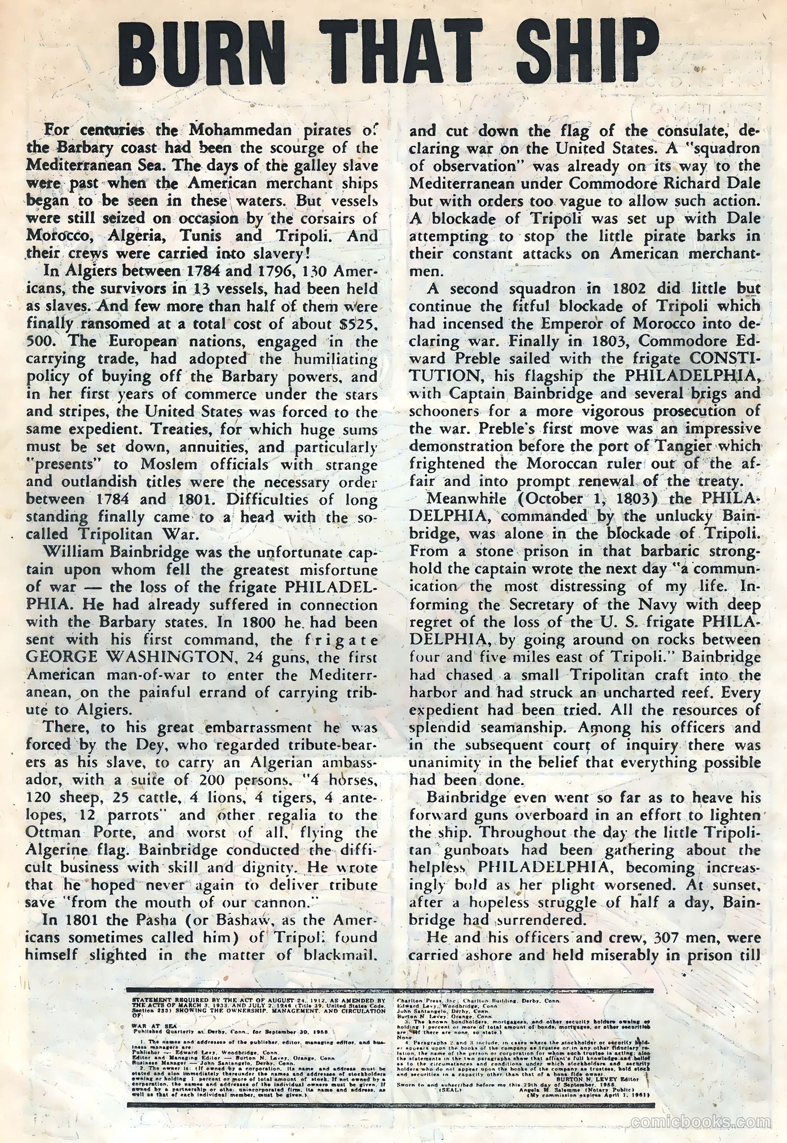 War at Sea #30 (1959) — page 18 of 35