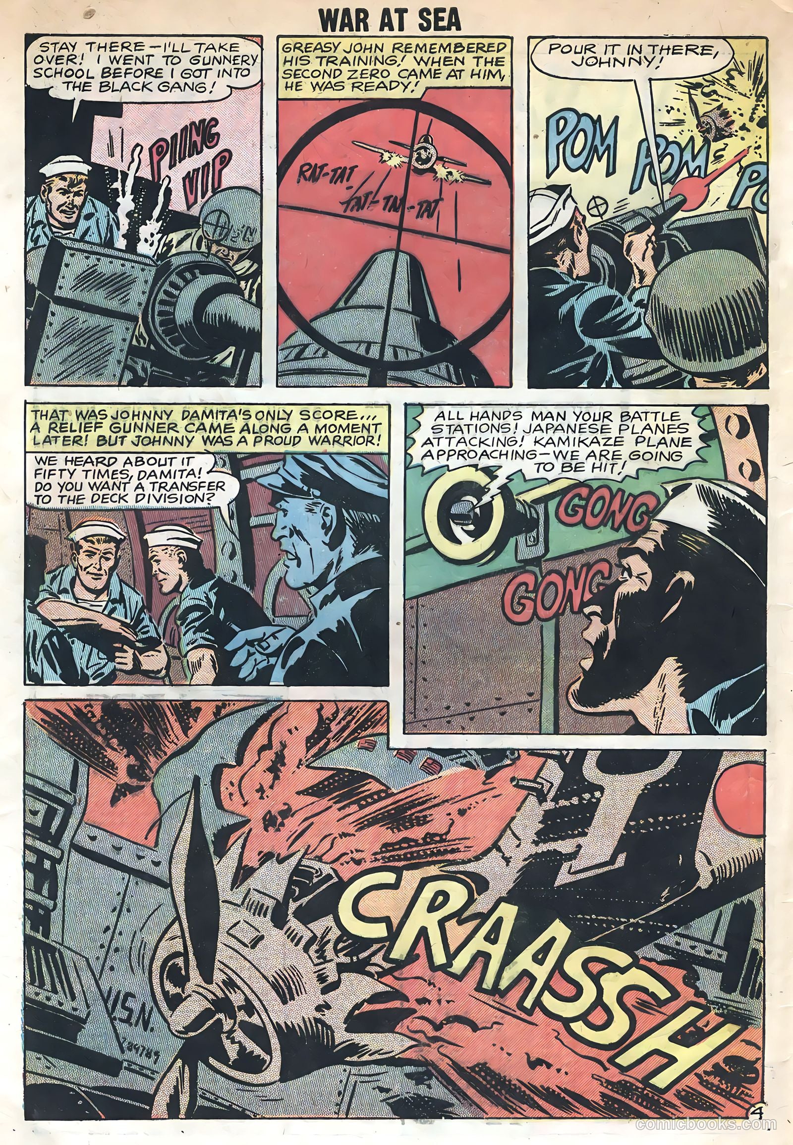 War at Sea #30 (1959) — page 32 of 35