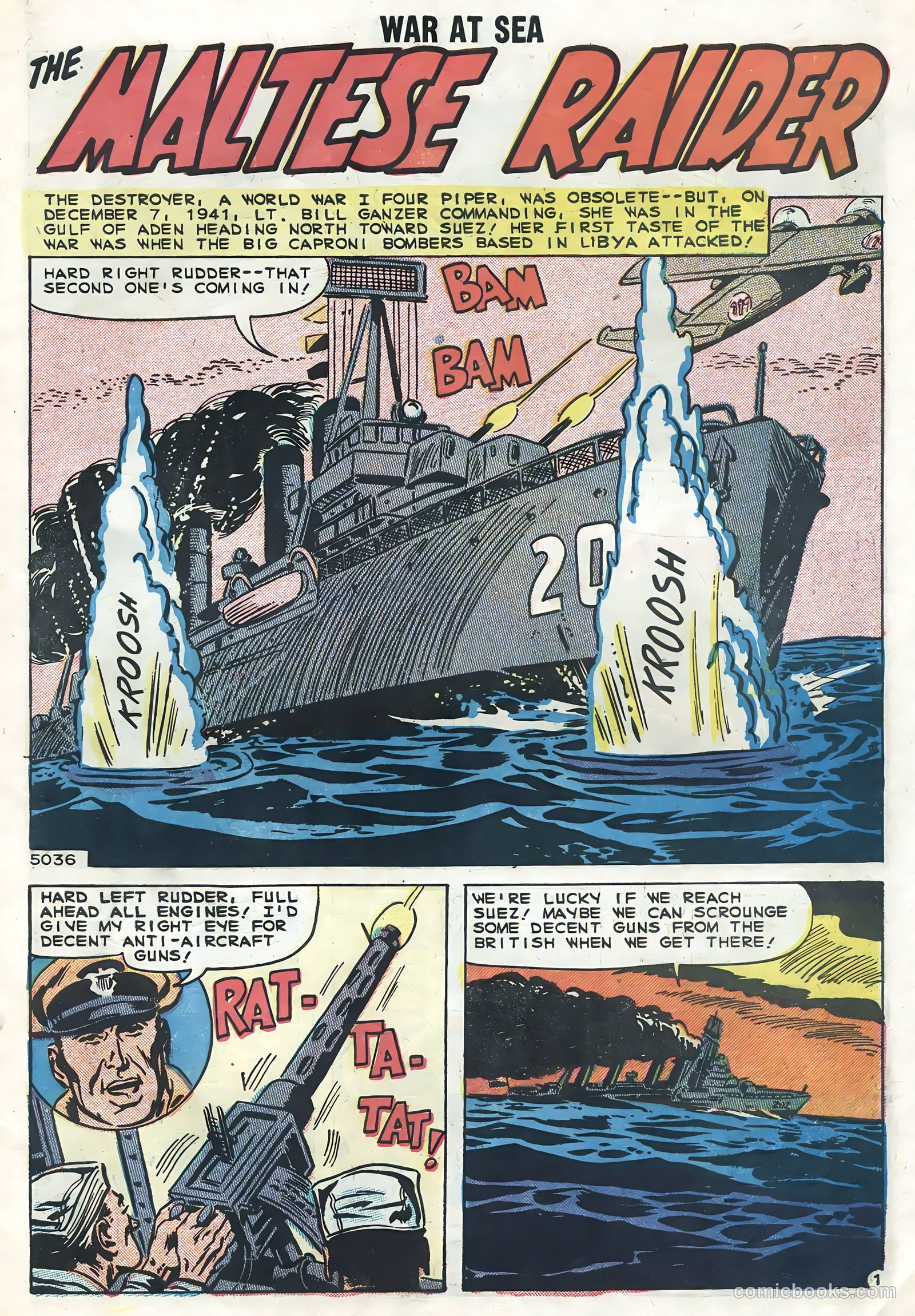 War at Sea #31 (1959) — page 3 of 35