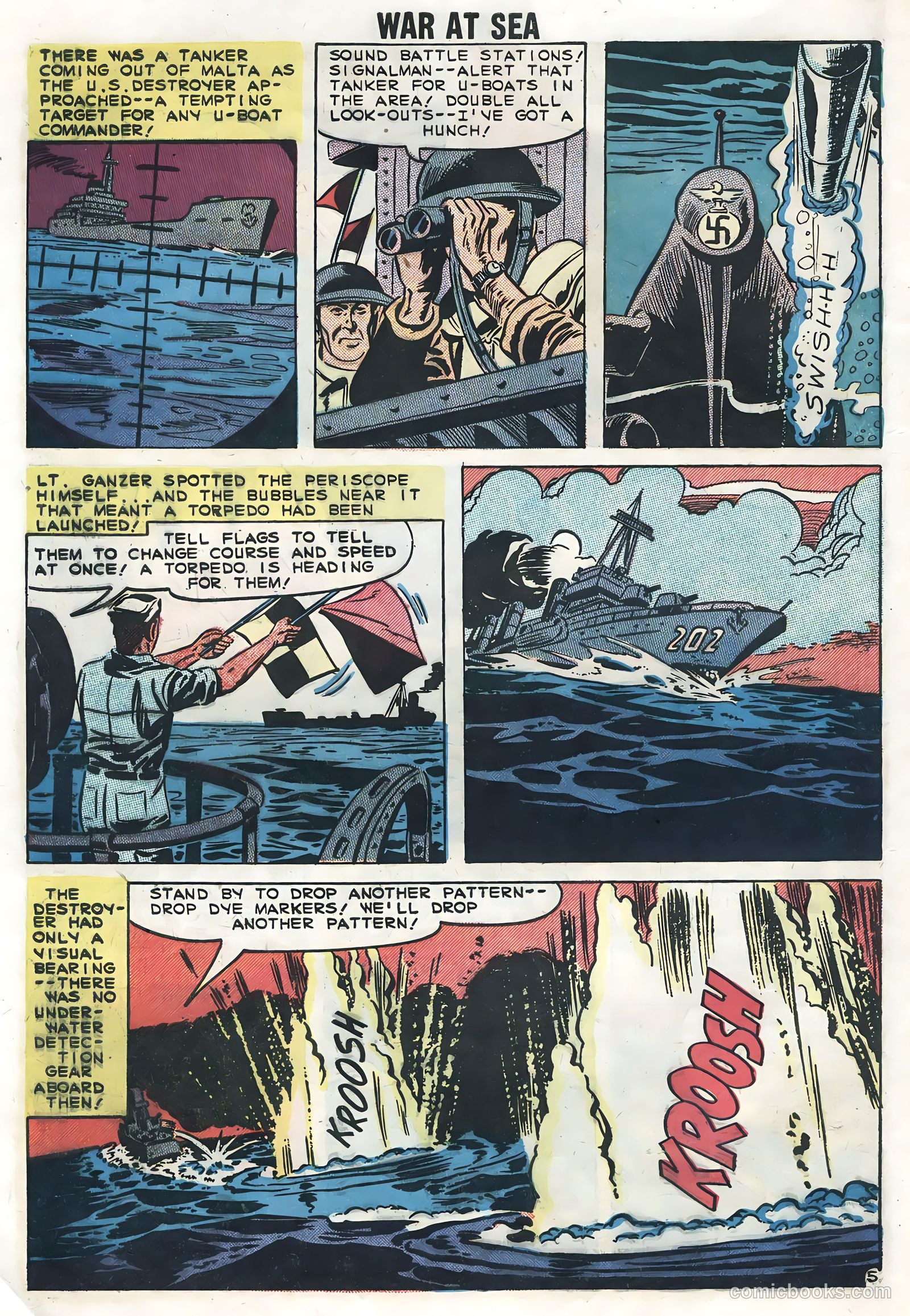 War at Sea #31 (1959) — page 8 of 35