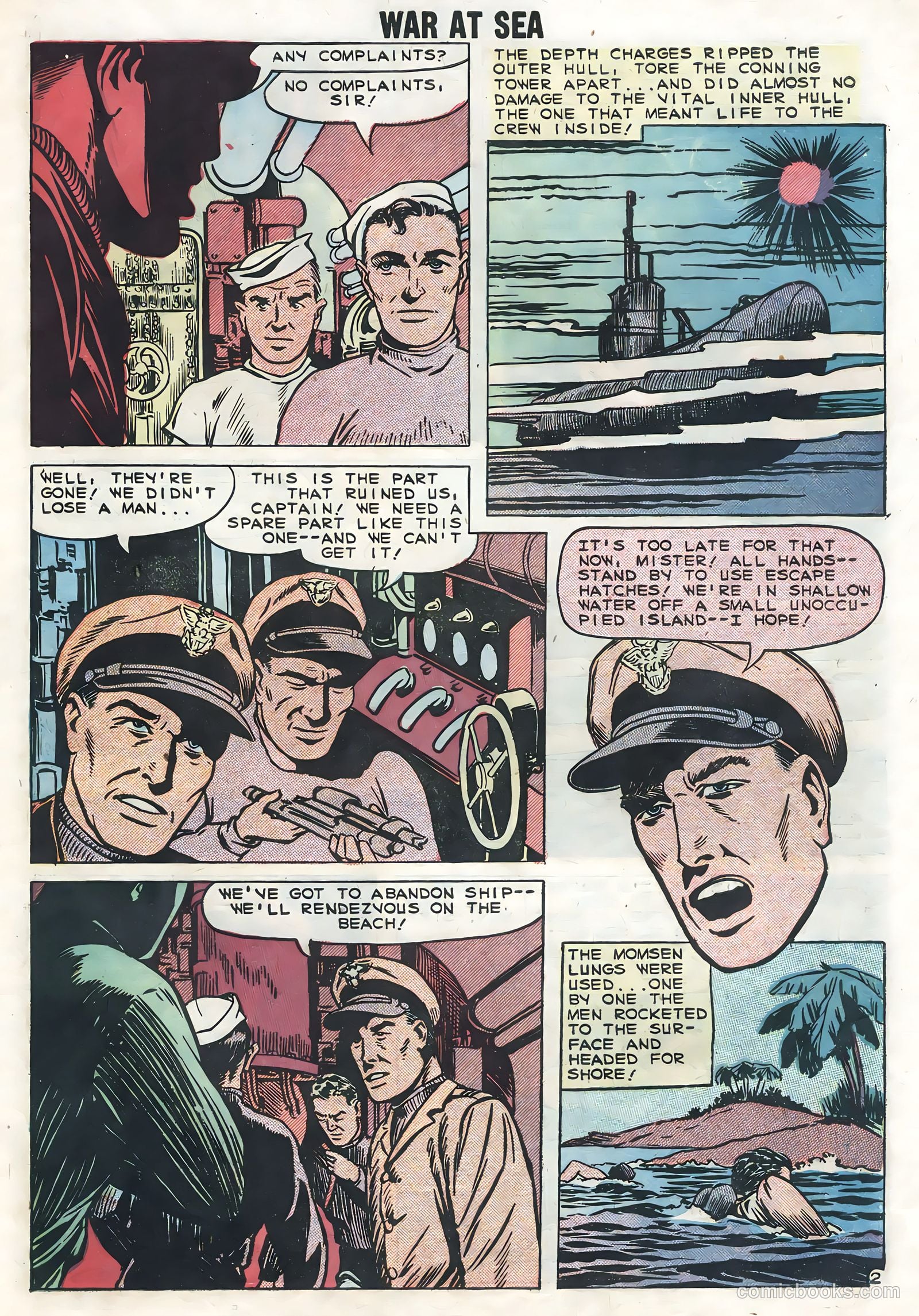 War at Sea #31 (1959) — page 27 of 35