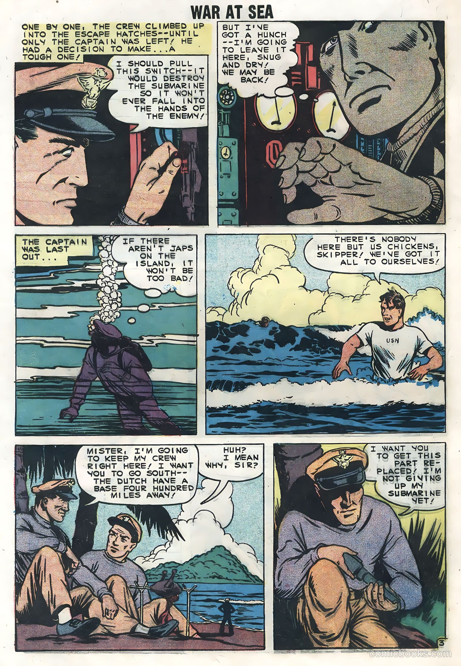War at Sea #31 (1959) — page 28 of 35