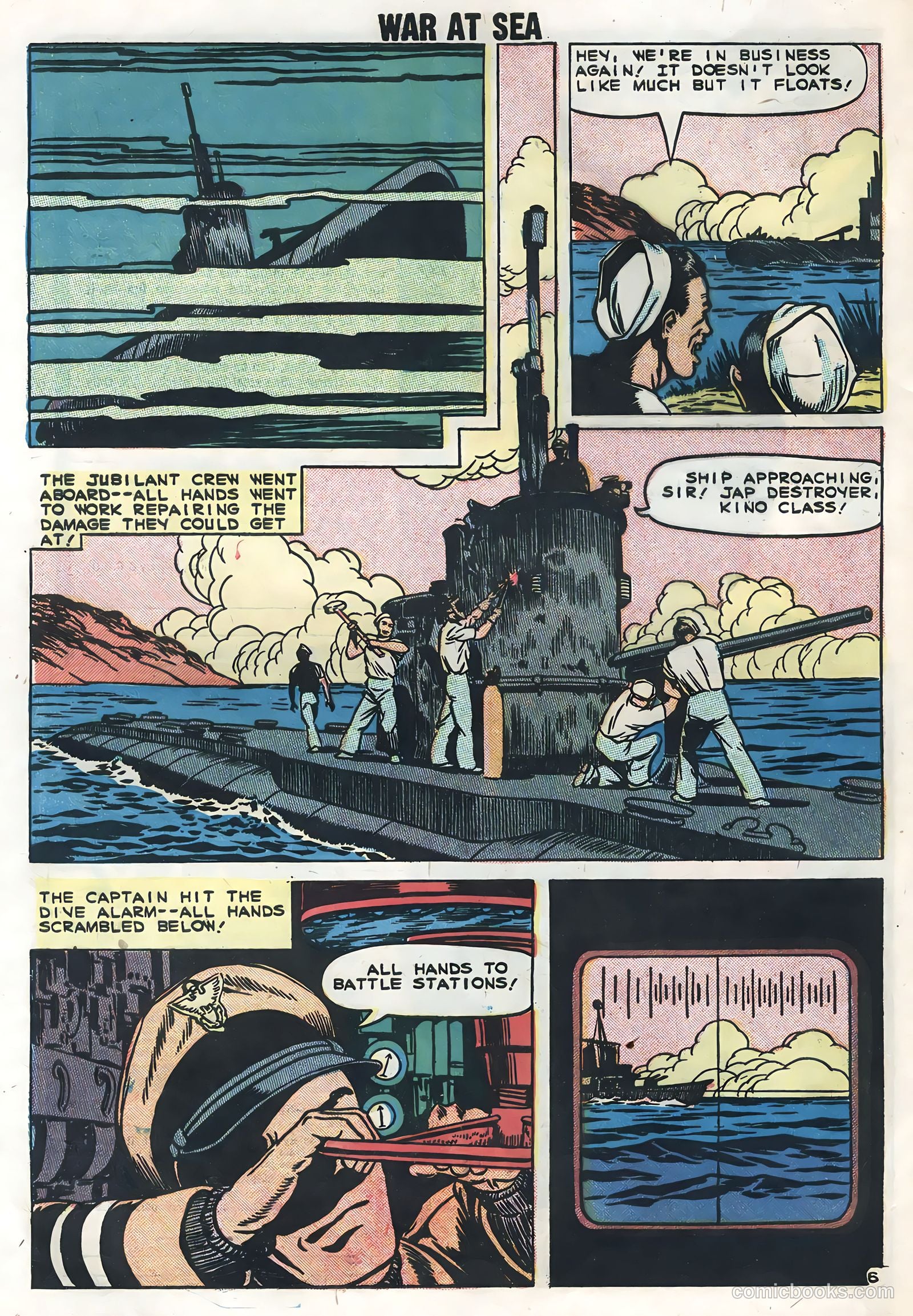 War at Sea #31 (1959) — page 32 of 35