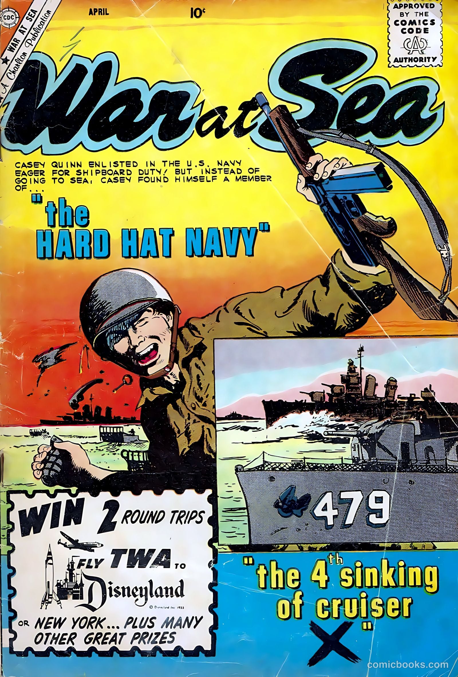 War at Sea #35 cover