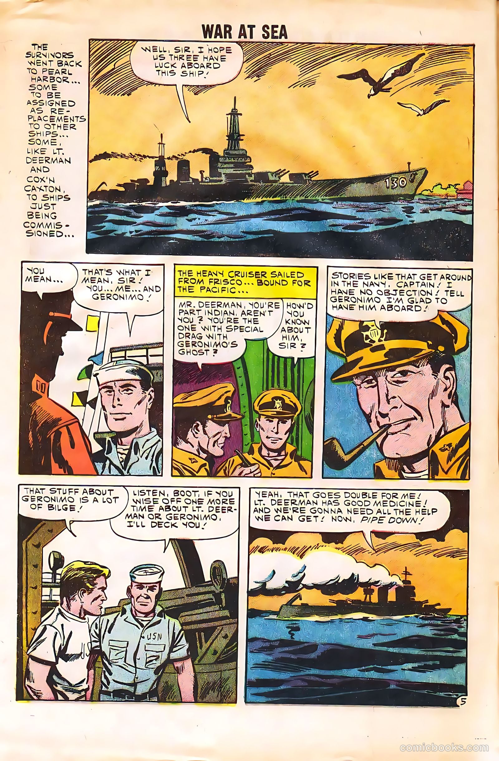 War at Sea #37 (1960) — page 8