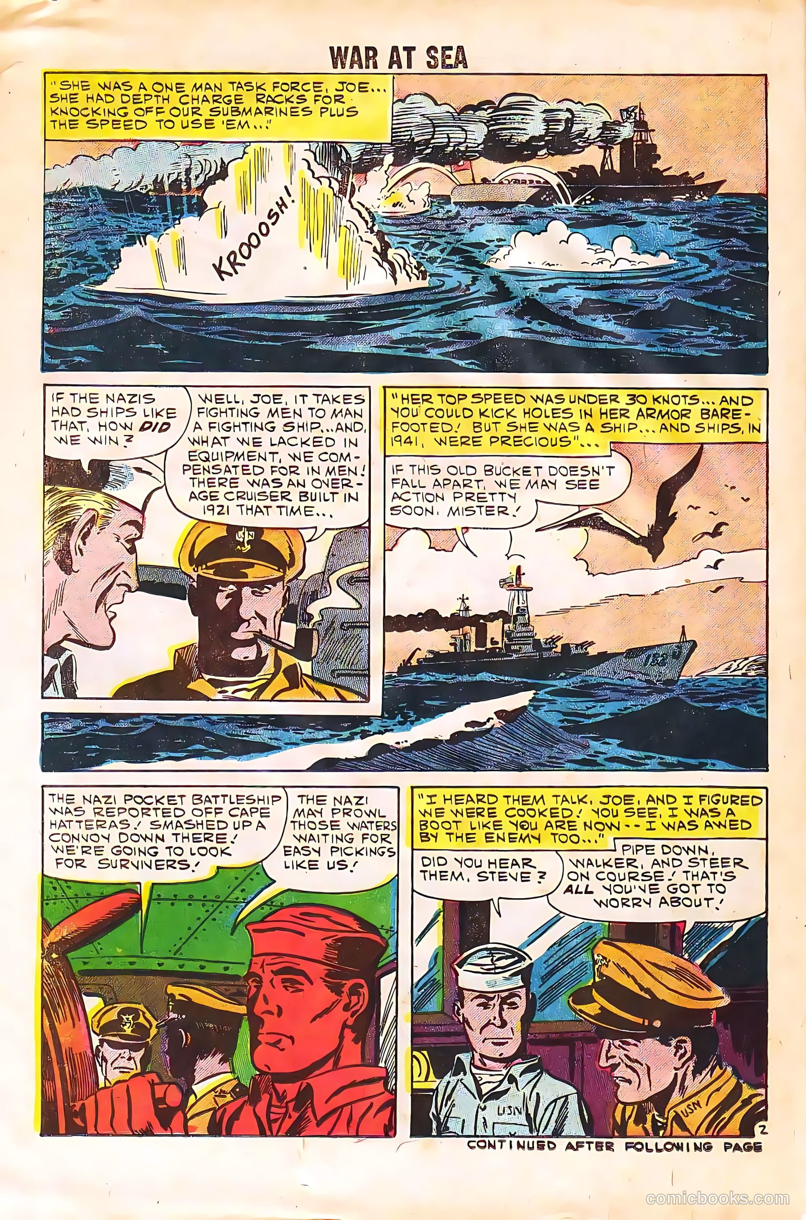 War at Sea #37 (1960) — page 14