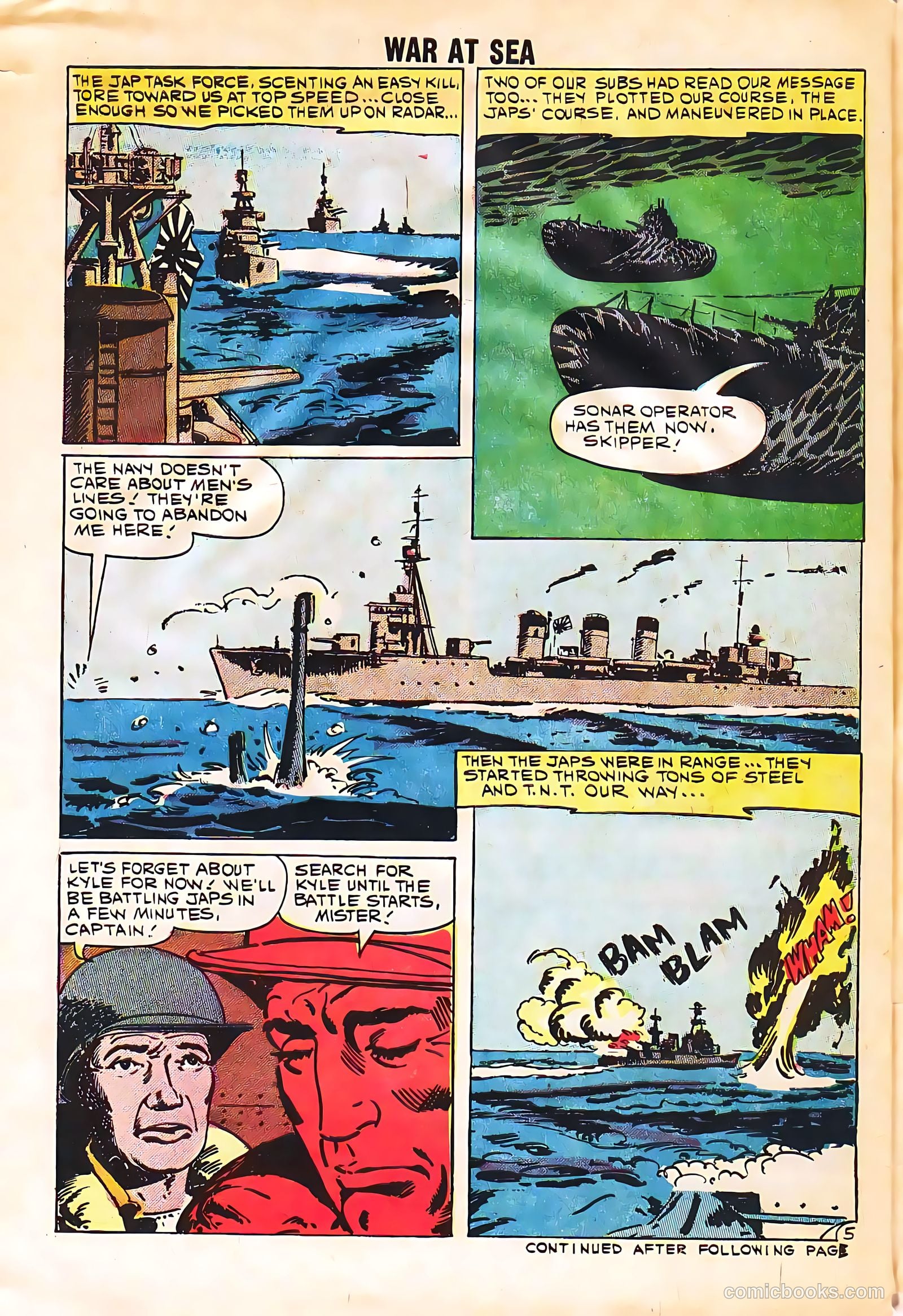 War at Sea #37 (1960) — page 30