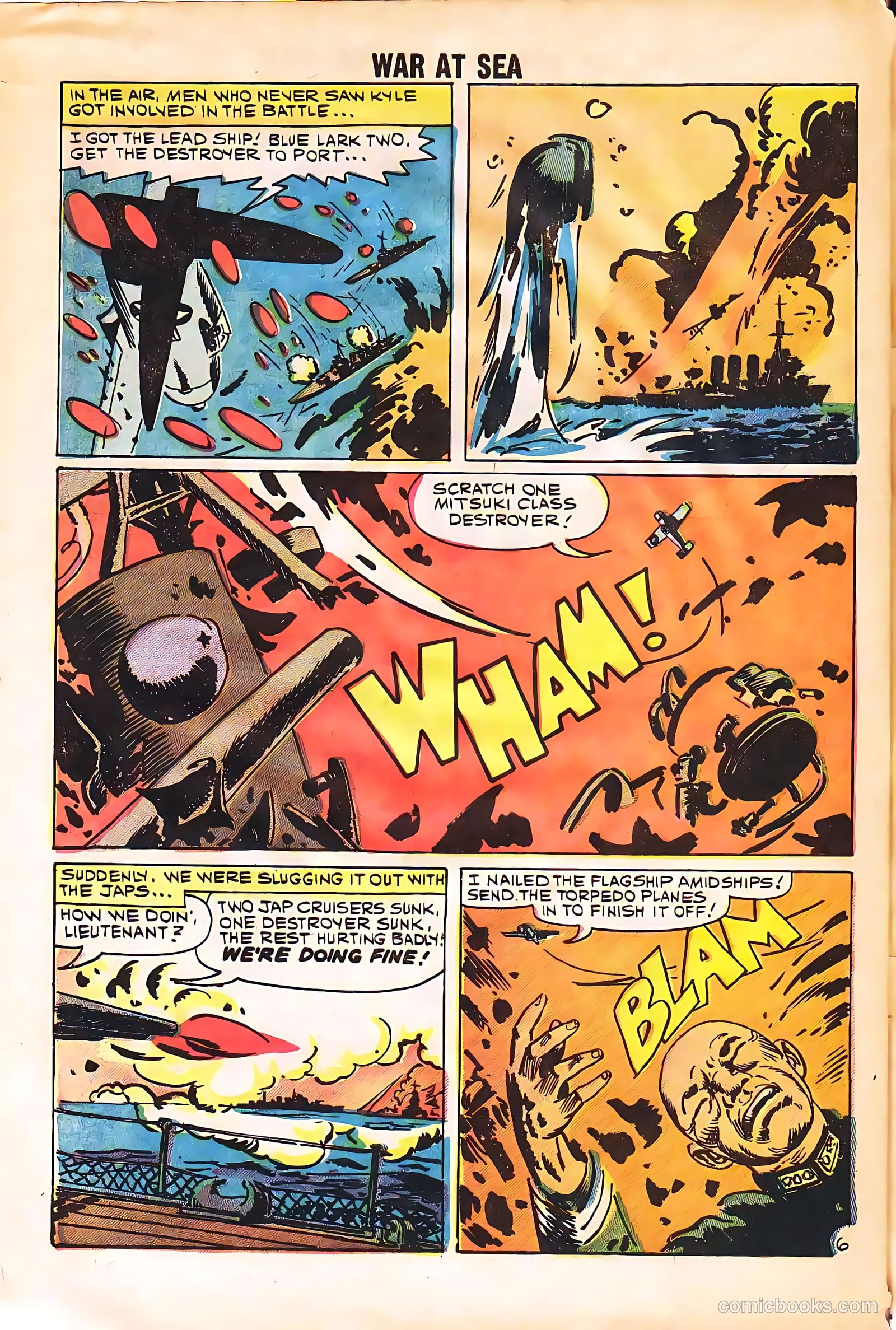 War at Sea #37 (1960) — page 32