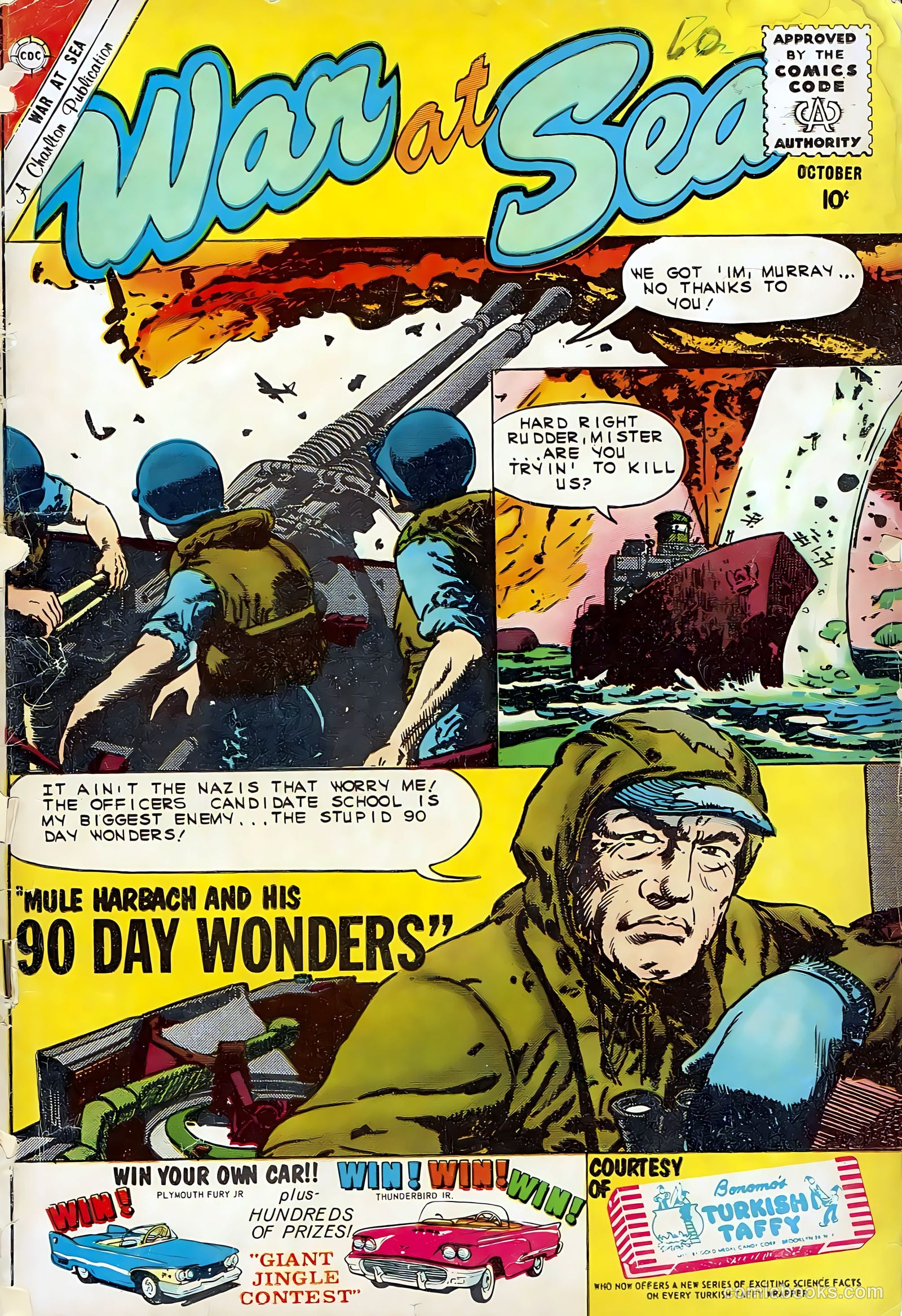 War at Sea #38 cover